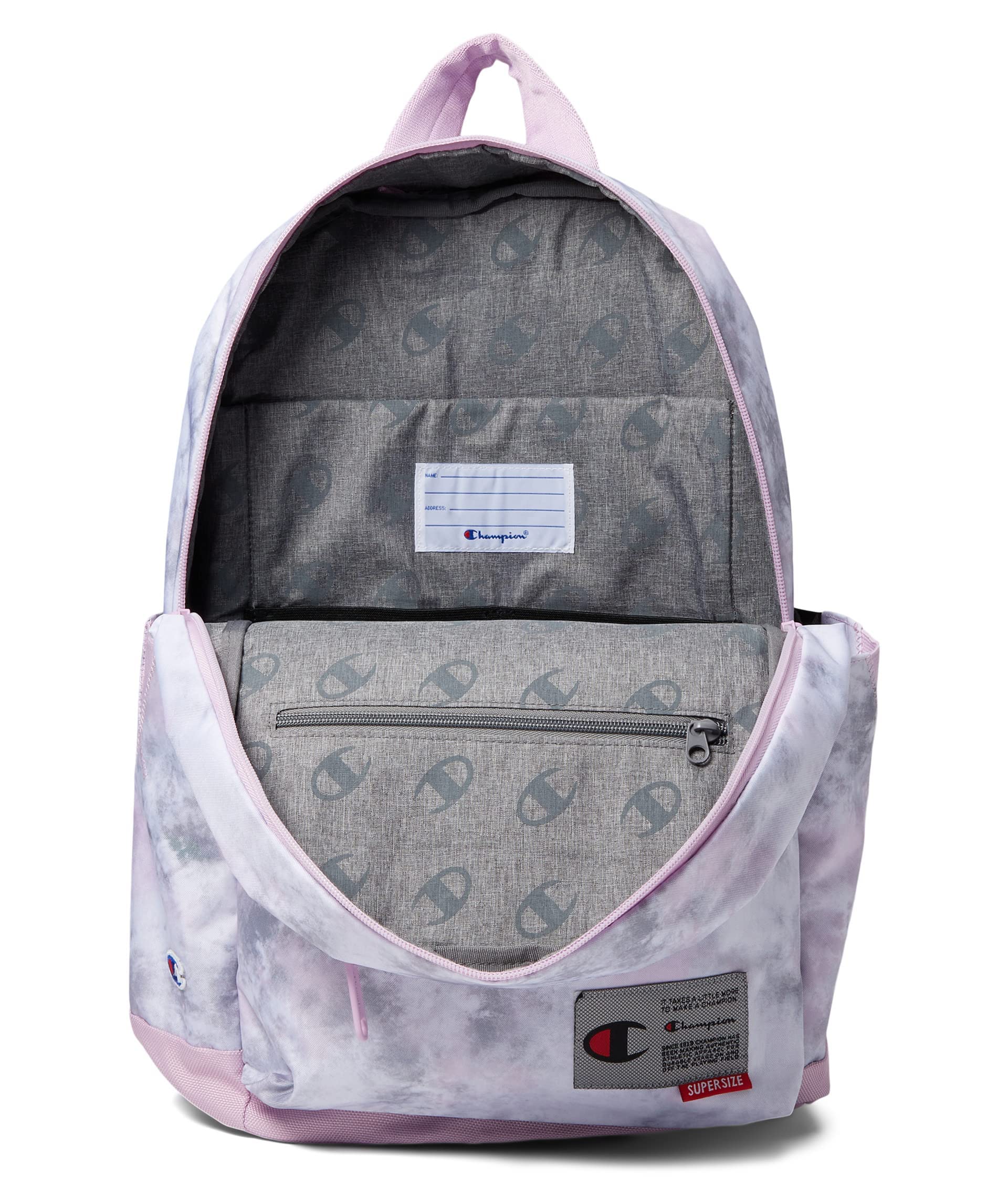 Champion Supercize 4.0 Backpack - Lightweight Pastel Purple School Backpack for Women & Men - Perfect for College, Travel & Gym