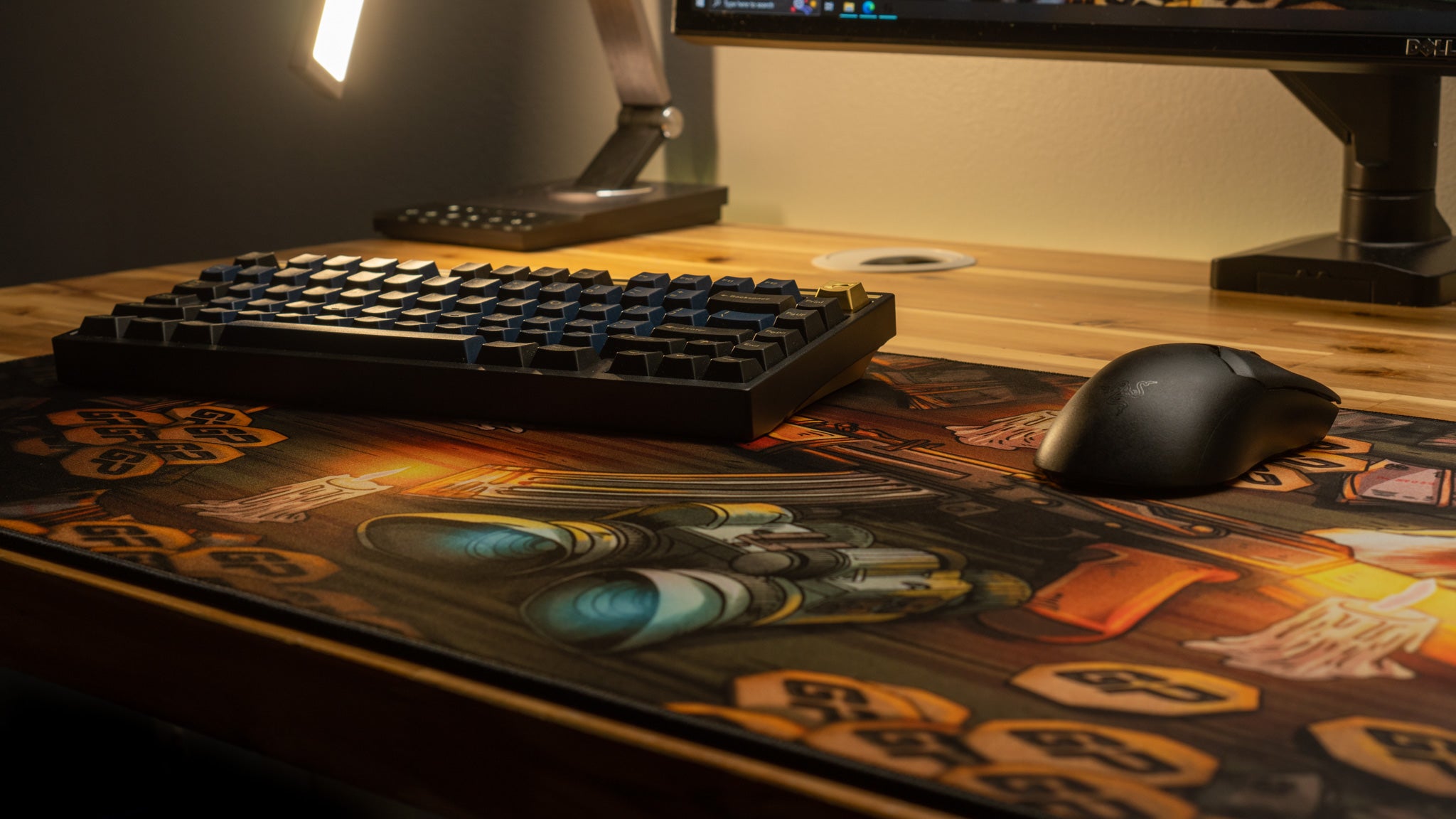 SwampFoxTV Scav Hideout Gaming Mouse Pad - Extra Large Non-Slip Desk Mat for PC & Console Gaming - Perfect for Content Creators & Streamers - Ideal for FPS, MOBA & Office Work