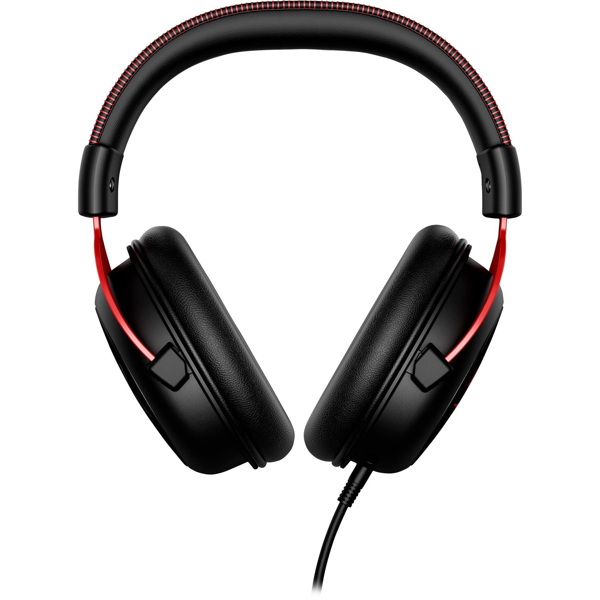 HyperX Cloud II Gaming Headset with 7.1 Surround Sound, Memory Foam Ear Pads & Detachable Mic - Compatible with PC, PS5, PS4, Xbox Series X|S, Xbox One (Red) - Perfect for Competitive Gaming, Streaming & Long Gaming Sessions