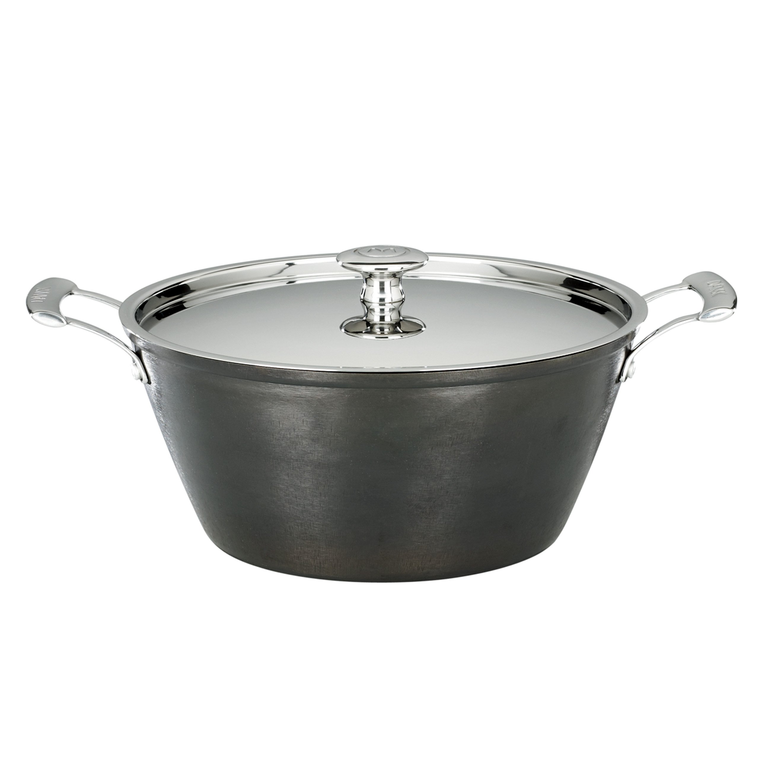 Dansk Mario Batali 6-Quart Pre-Seasoned Light Cast Iron Round Casserole Dutch Oven - Perfect for Braising, Stewing & Slow Cooking Soups, Stews & Pasta Dishes
