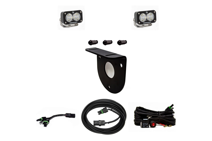 2021-2023 Ford Bronco Baja Designs Dual S2 Sport LED Light Bar with Reverse Kit - Off-Road Lighting for Adventure & Night Driving