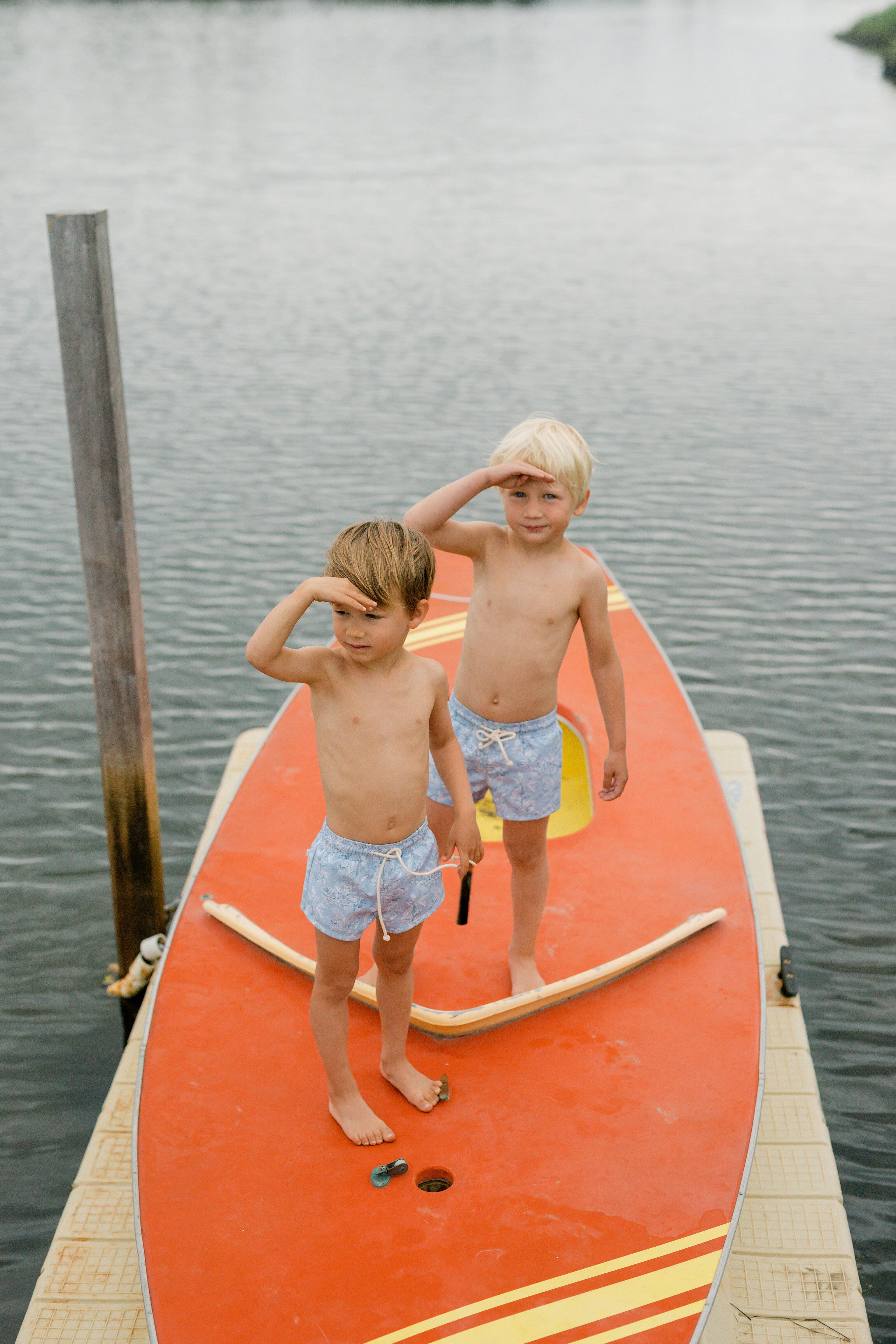 Boys Safari Print Swim Trunks - Quick Dry Board Shorts for Swimming, Beach & Summer Outdoor Activities