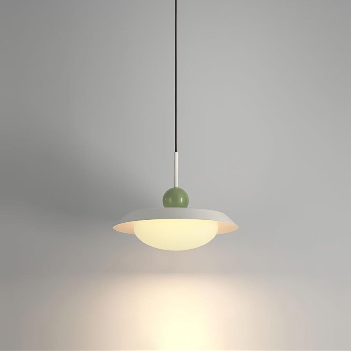 Morandi Style Layered Pendant Light - Modern Scandinavian Hanging Chandelier for Dining Room, Bedroom, Kitchen Island and Living Room Decor