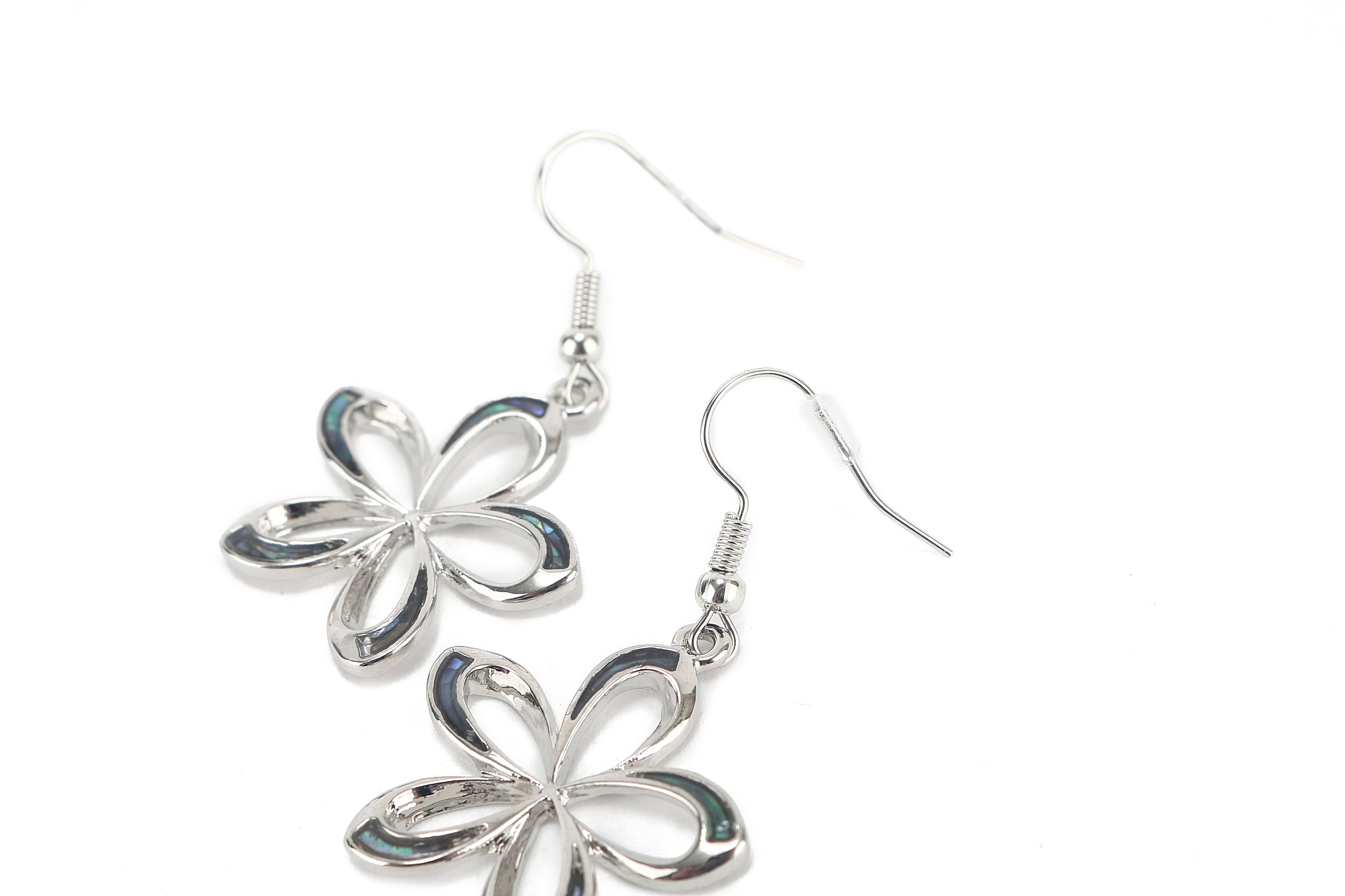Makamae Tiare Silver Earrings for Women - Handmade Hawaiian Jewelry for Everyday Wear & Special Occasions