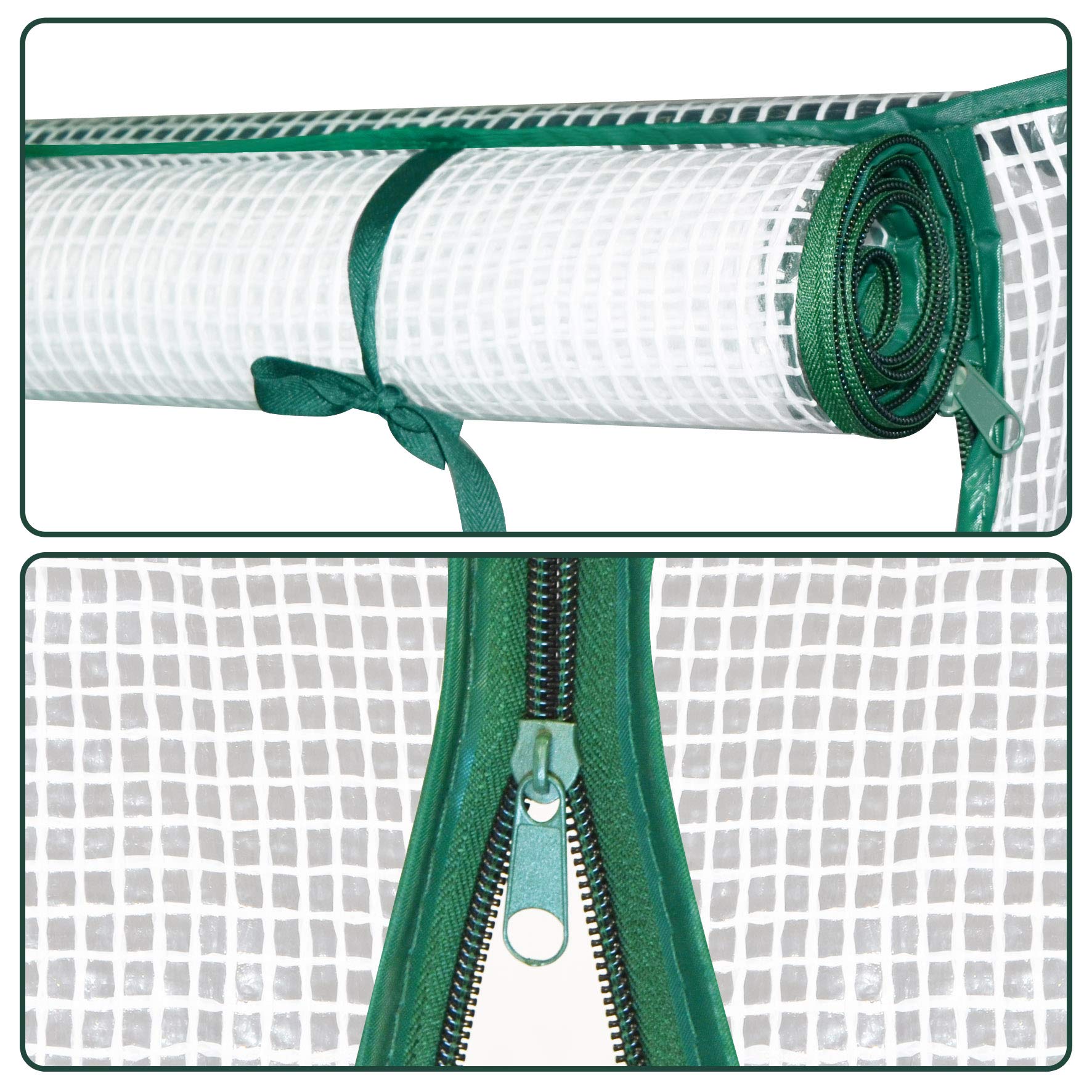UV-Resistant PE Mesh Greenhouse Cover - 3'x3'x3' Replacement Plant Shelter for Outdoor Gardening, Gardening Supplies for Vegetables, Flowers & Seedlings - Perfect for Backyard, Patio & Balcony Gardens