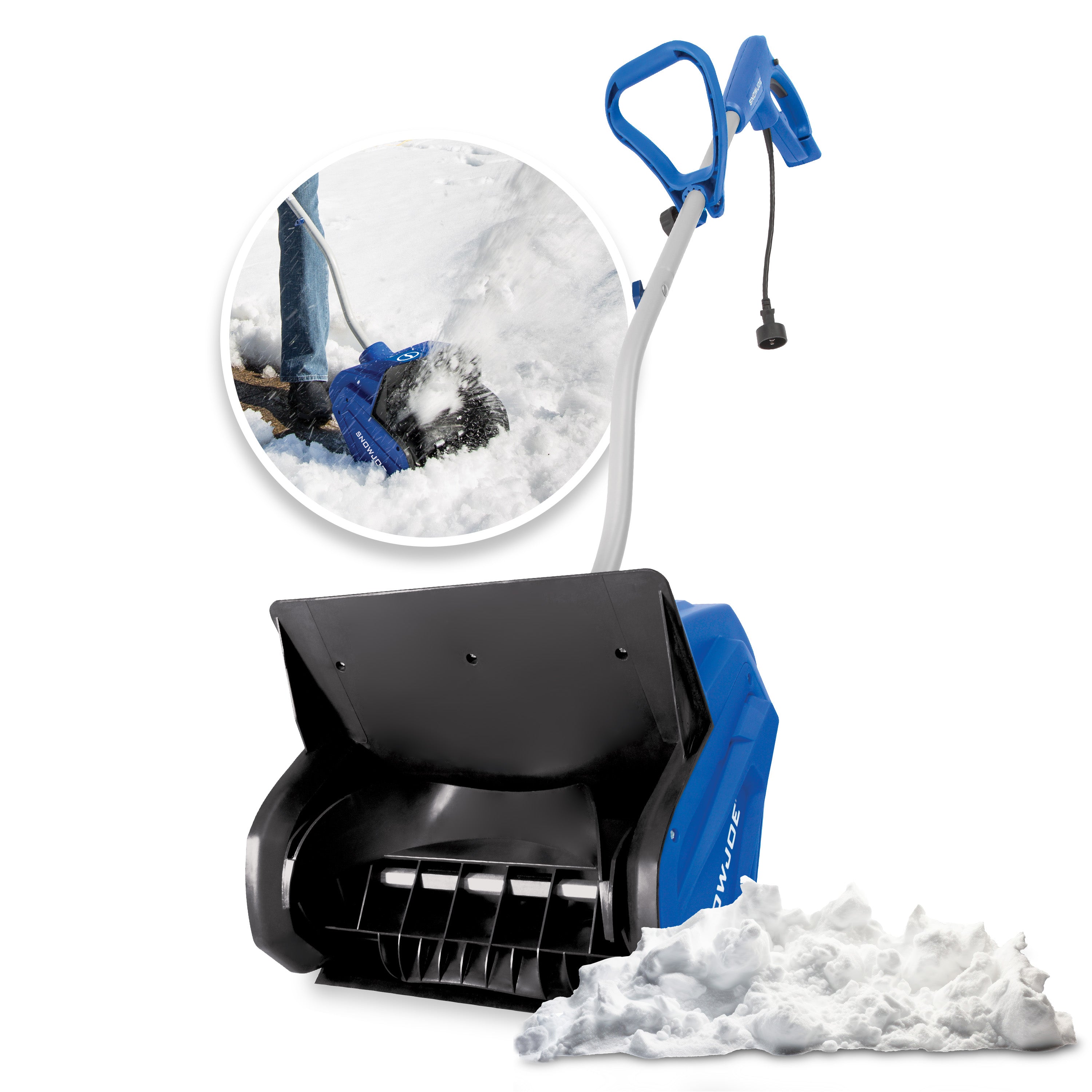 Snow Joe 323E 13-Inch 10-Amp Electric Snow Shovel with 20-Foot Throw Distance - Perfect for Driveways, Sidewalks & Small Areas