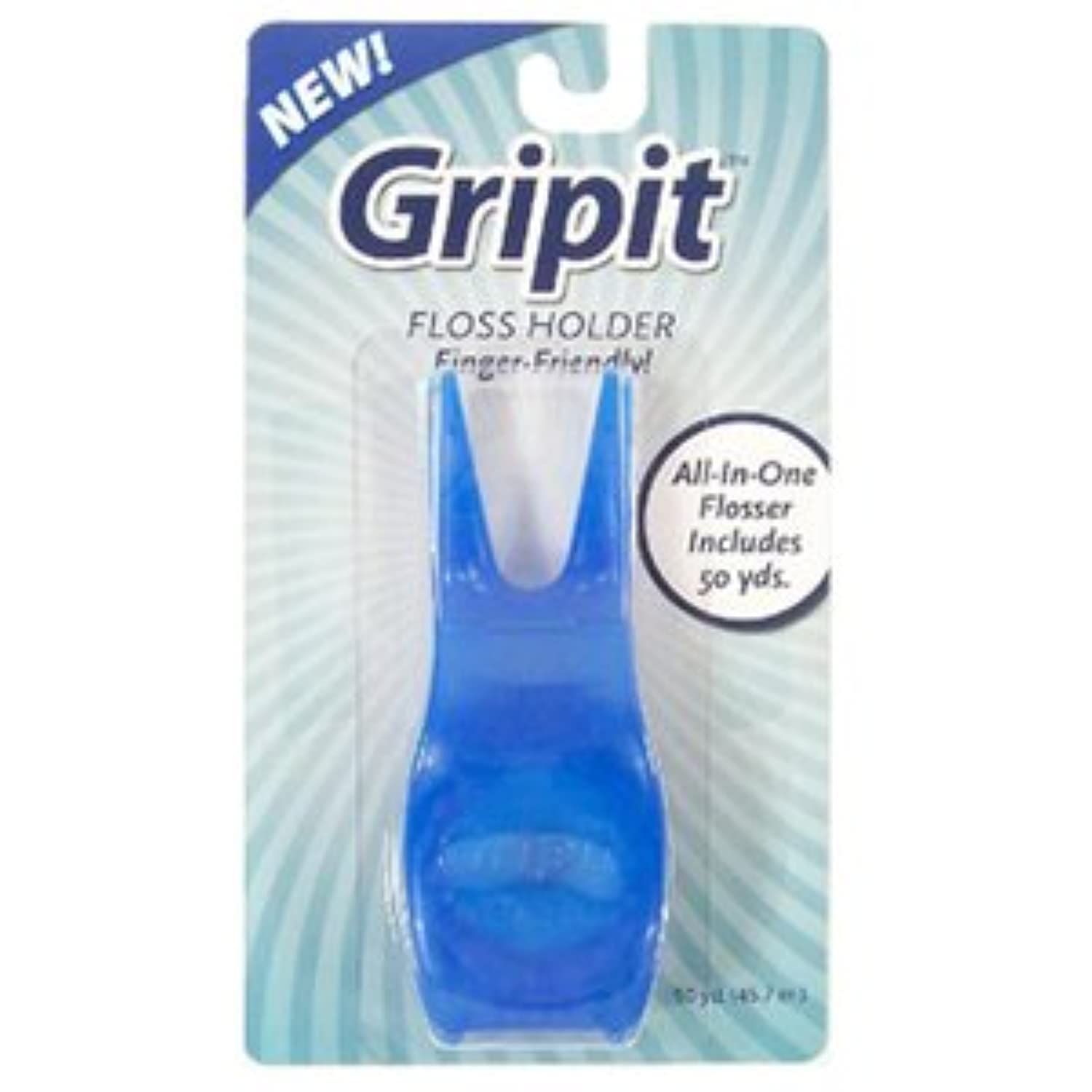 Grip-it Floss Holder - Dental Floss Aid for Easy Teeth Cleaning - Perfect for Travel, Braces & Oral Hygiene Care