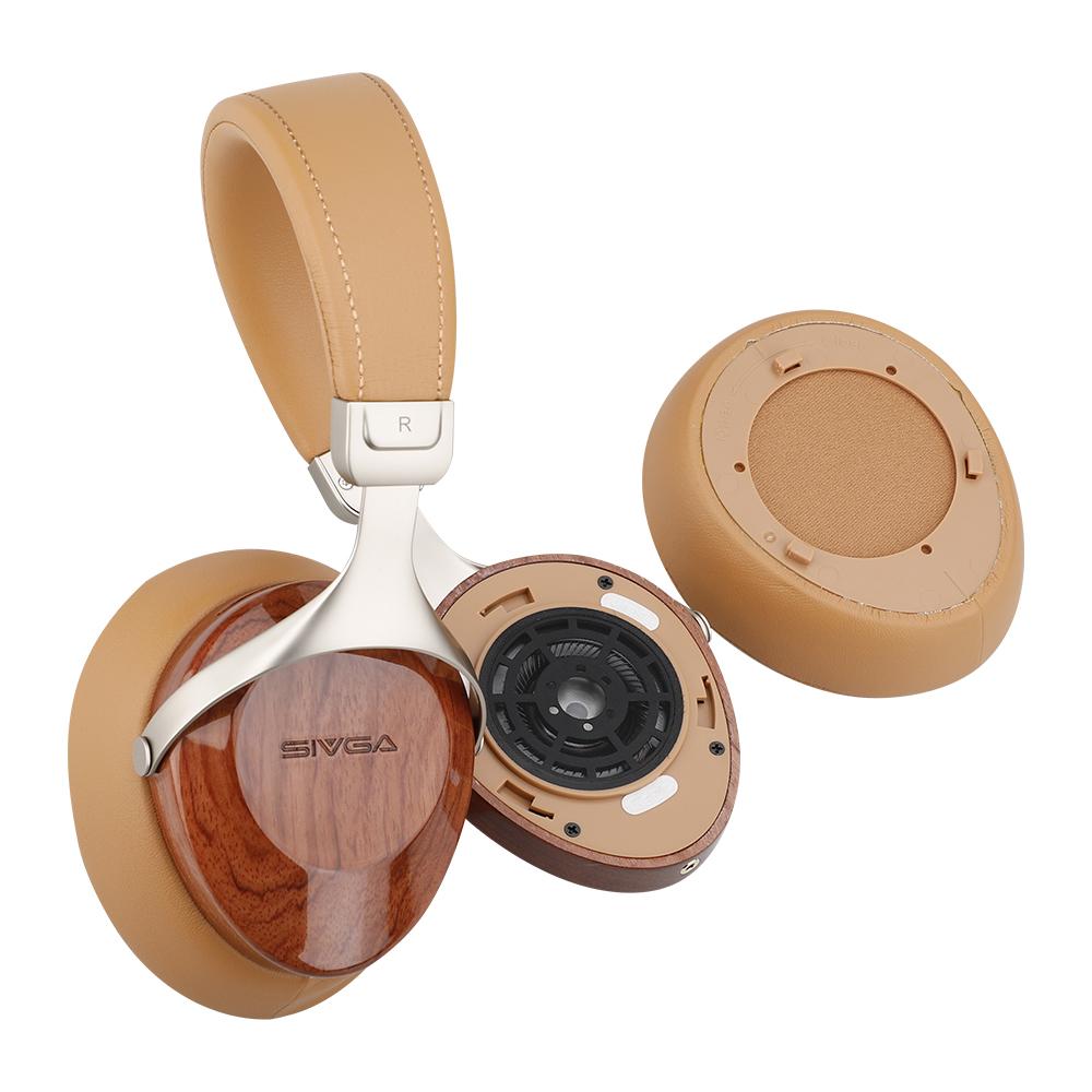 Sivga SV021 Closed Back Over Ear Headphones - Premium Studio Monitor Headphones with Noise Isolation, High Fidelity Sound for Music, Gaming & Professional Audio (Open Box) - Perfect for Home Studio, DJing & Travel