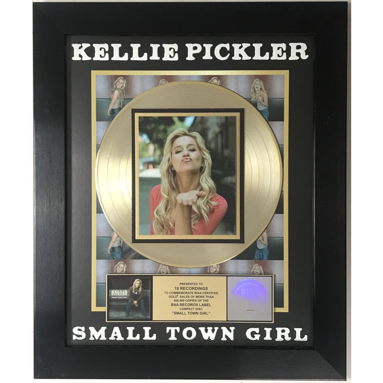 Kellie Pickler Small Town Girl Album - RIAA Gold Certified Award-Winning Country Music CD - Perfect for Road Trips, Home Listening & Country Music Fans