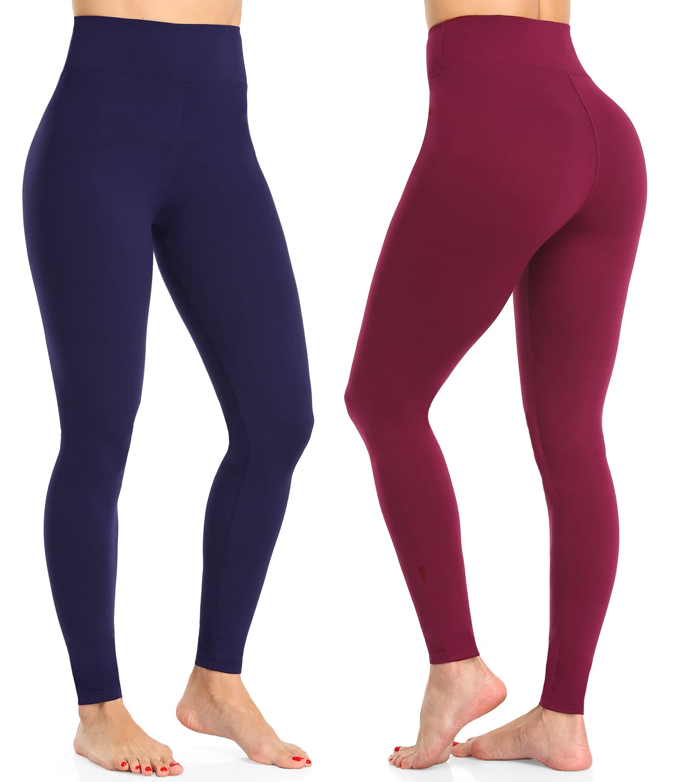 ZENEX High Waisted Yoga Pants for Women - Ultra Soft Workout Leggings, Tummy Control Running Tights - Perfect for Yoga, Gym, Running & Everyday Wear