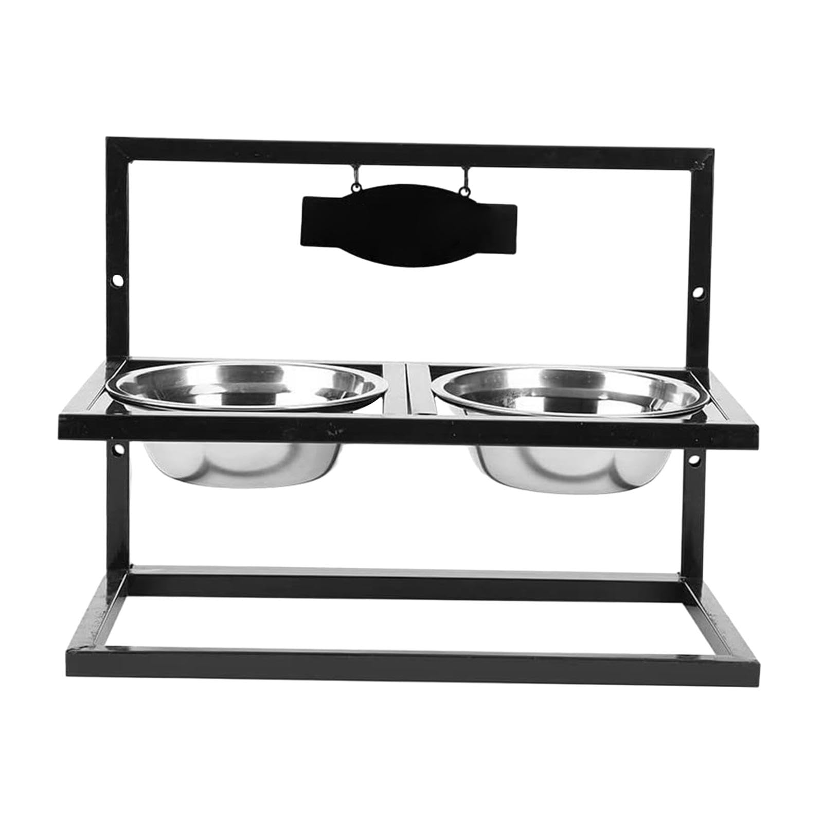 Premium Raised Dog Bowls with Stand - Adjustable Elevated Pet Feeder for Small & Large Dogs, Cats & Puppies - Perfect for Dining, Feeding & Watering - Ideal for Home, Kitchen & Outdoor Use