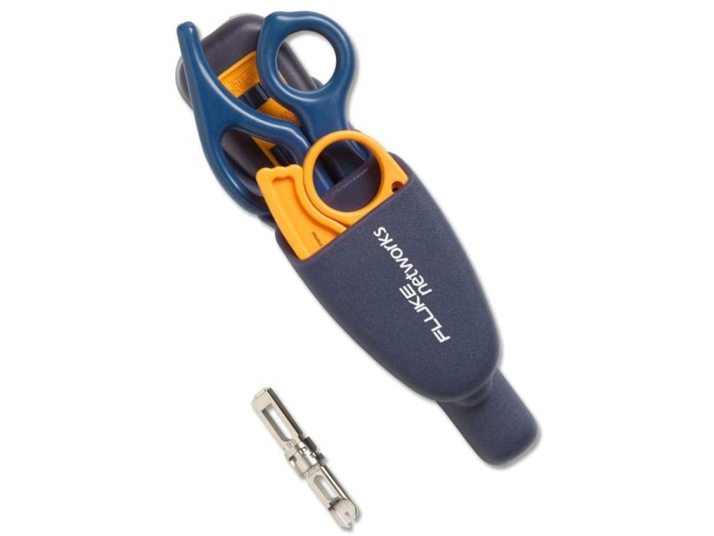 Fluke Networks 11292000 Pro-Tool Kit IS50 with Punch Down Tool - Professional Network Cable Tester & Installation Tool Set for IT Technicians & Electricians - Perfect for Network Maintenance, Cable Installation & Troubleshooting