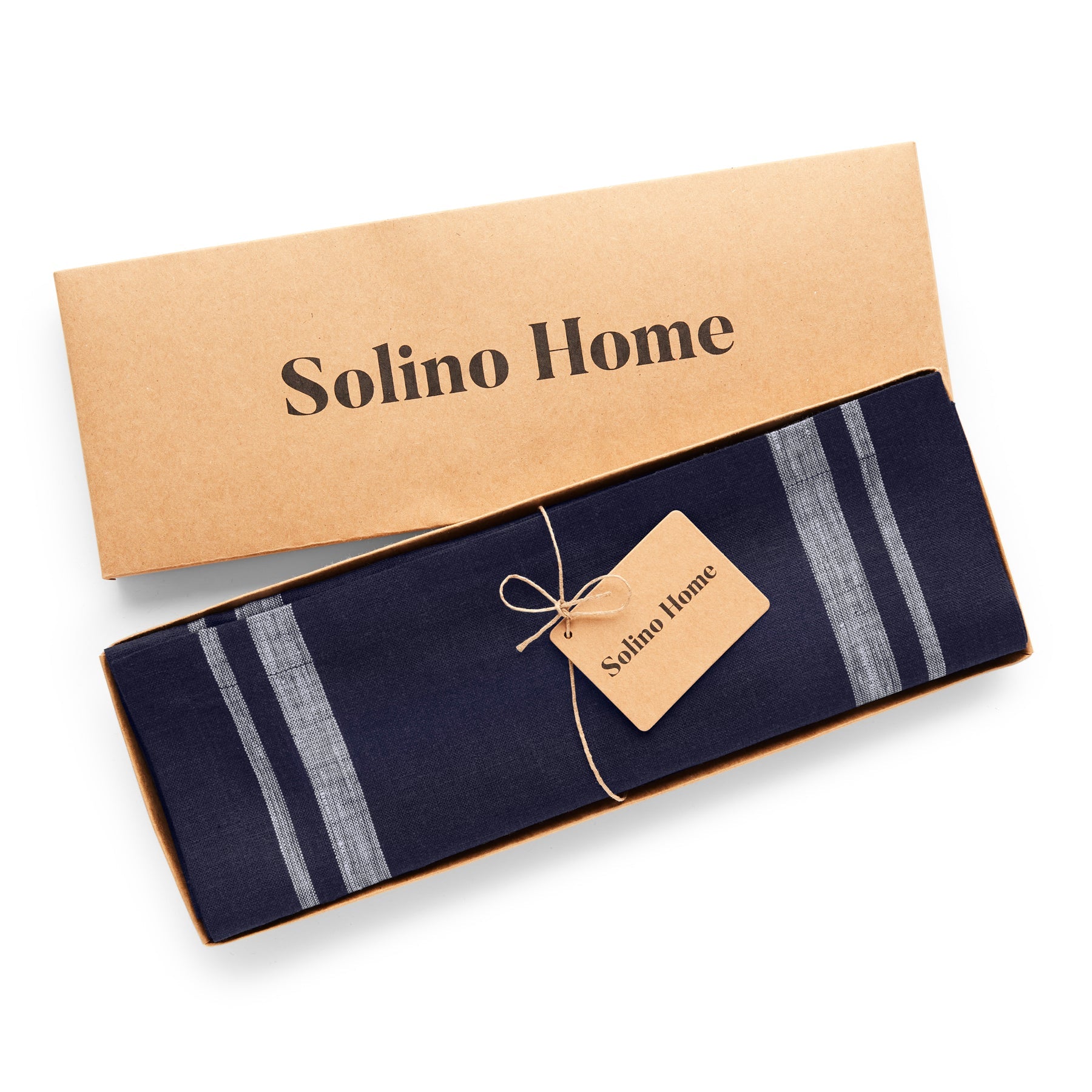 French Striped Placemats Set of 6 - Elegant Cotton Table Mats for Dining Room Decor - Perfect for Dinner Parties, Kitchen Tables & Home Decor