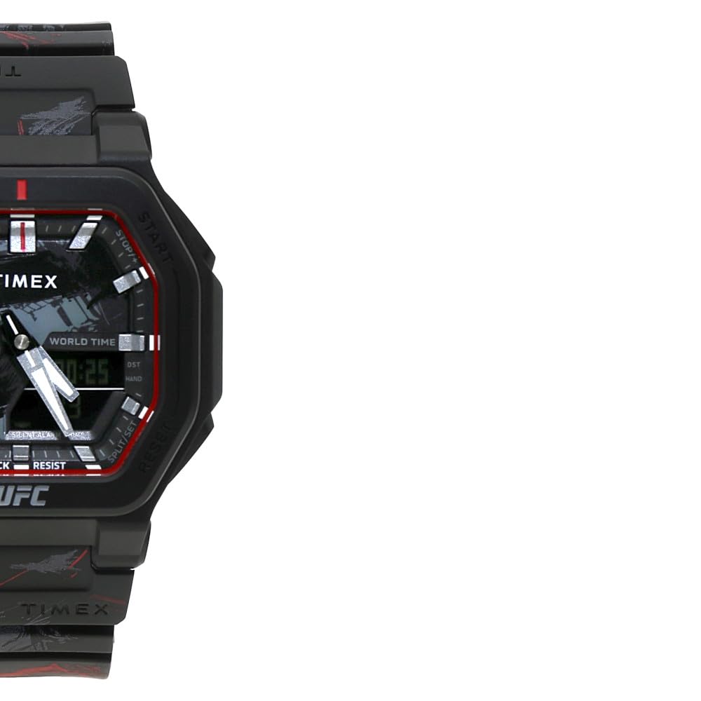 Timex TW2V85300 Men's UFC Colossus Fight Week Watch - Durable Sports Watch for MMA Training, Gym & Everyday Wear