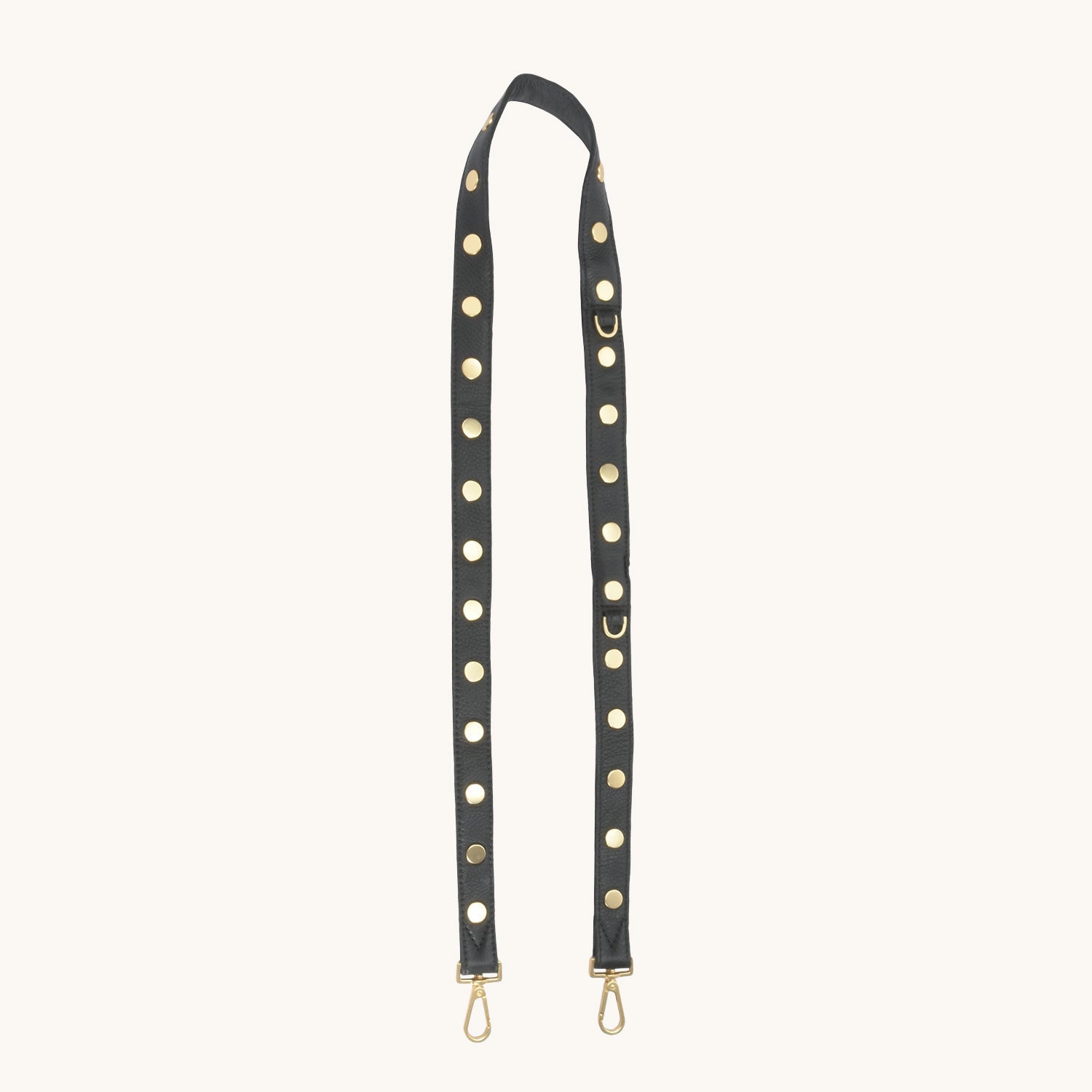 1 Inch Heavy Duty Rivet Strap - Pewter & Brushed Gold Finish | Perfect for DIY Leather Craft, Handbag Straps, Belt Making & Fashion Accessories