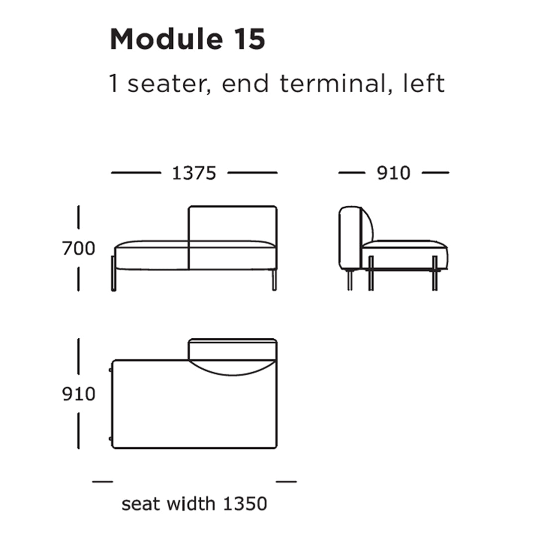 Modular Sofa Set - 9 or 16 Piece Sectional Couch for Living Room, Lounge & Office - Modern Customizable Furniture for Home Decor