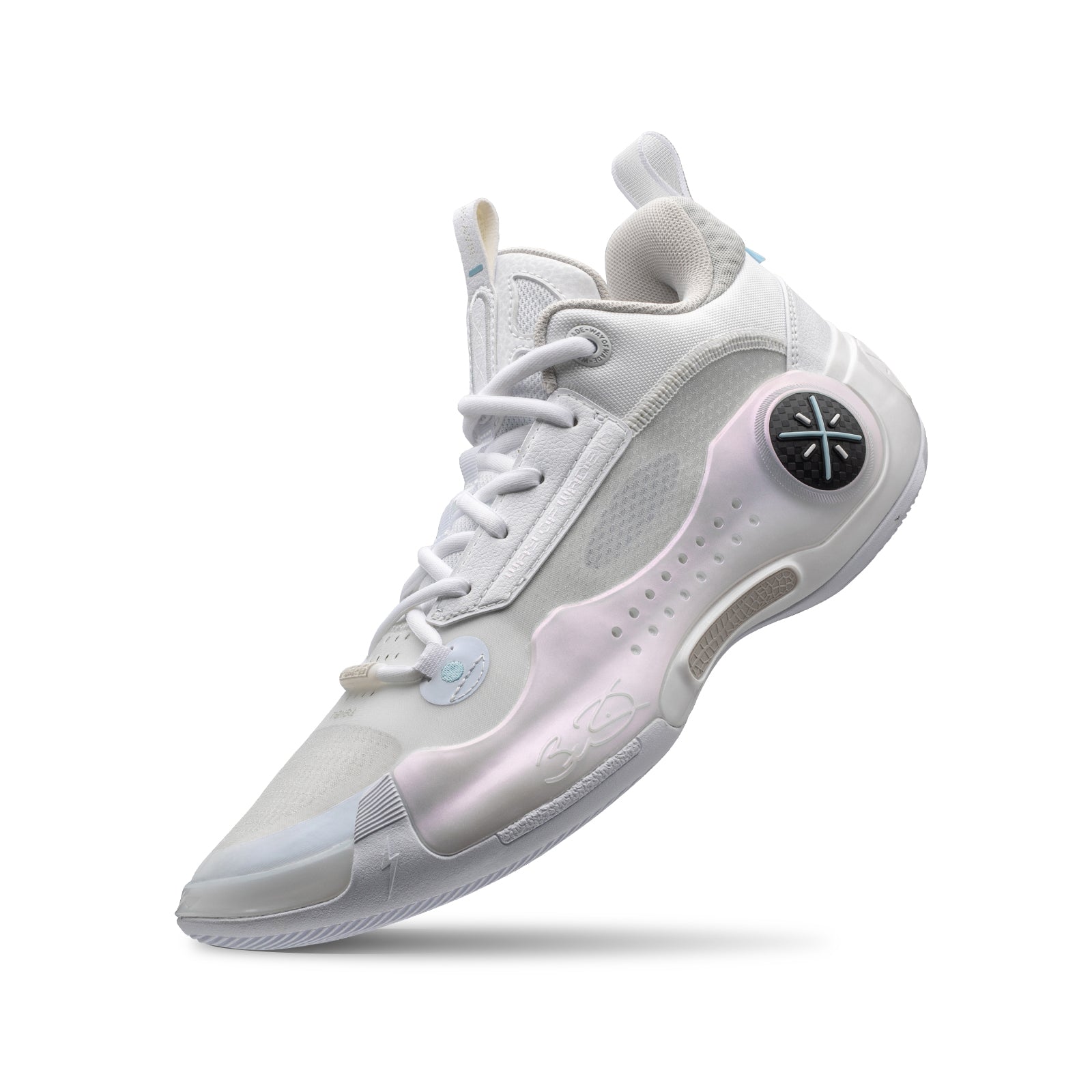 Way of Wade 10 Low White Hot Basketball Shoes - Lightweight Performance Sneakers for Men | Perfect for Indoor Courts & Streetwear Fashion