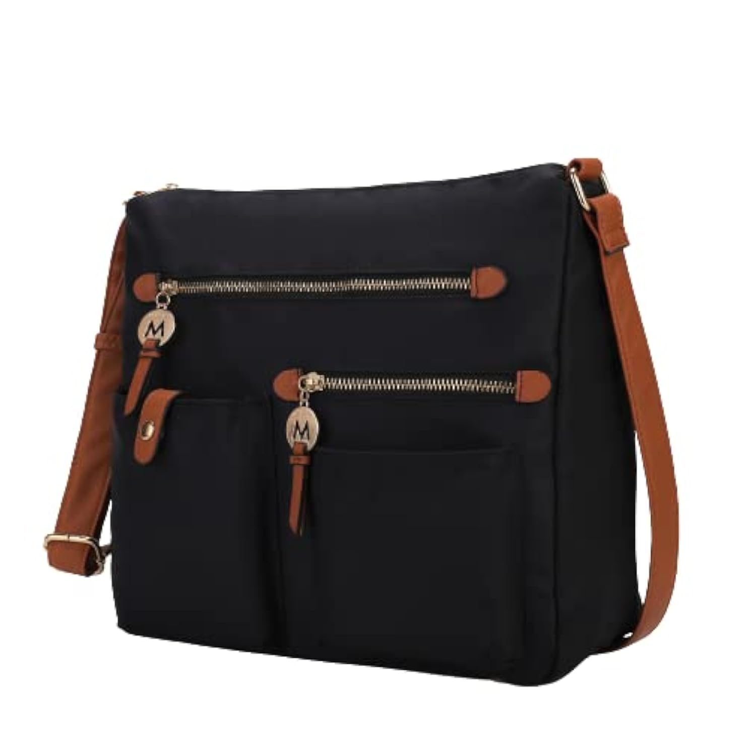 MKF Collection Women's Crossbody Bag - Nylon Pocketbook Handbag with Zipper, Shoulder Purse by Mia K | Perfect for Work, Travel & Everyday Use