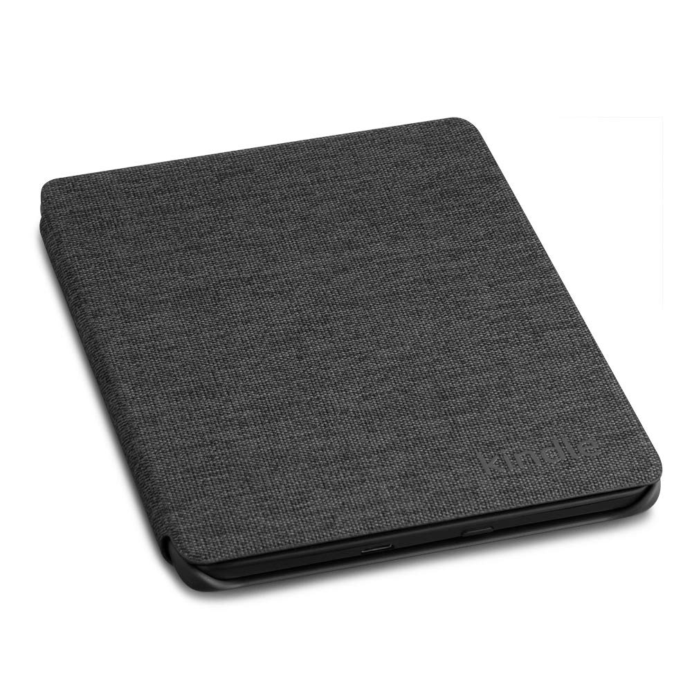 Premium Kindle Fabric Cover - Charcoal Black for 10th Generation (2019 Release) | Slim Protective Case for Kindle Basic | Perfect for Reading, Travel & Daily Use