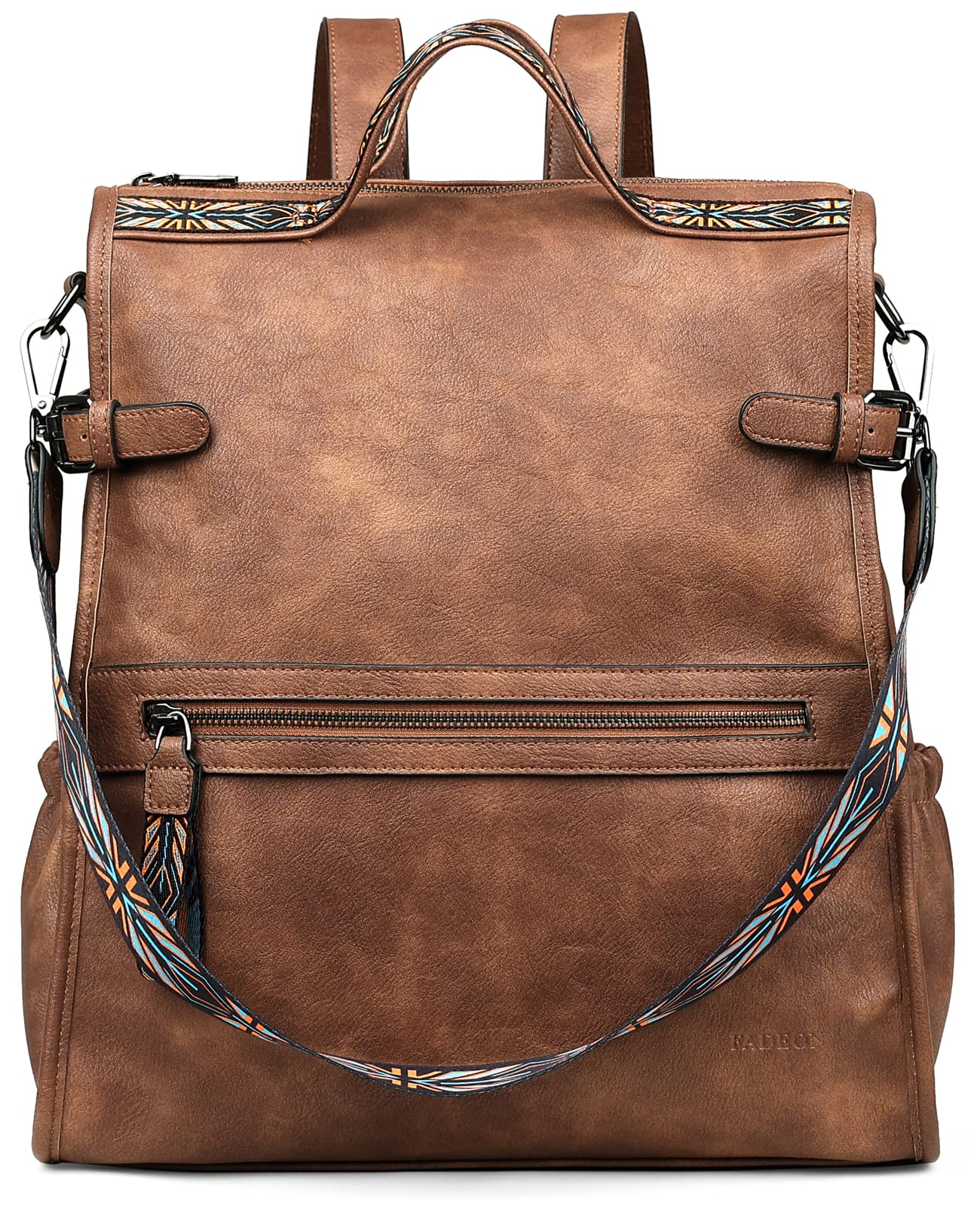 FADEON Vegan Leather Women's Backpack Purse - Stylish Travel & Daily Use