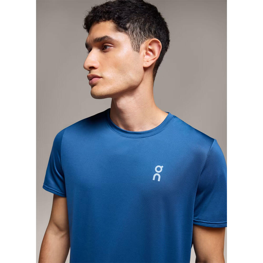Men's Performance Running T-Shirt - Breathable & Moisture-Wicking Activewear for Jogging, Gym & Workouts | Durable Denim-Inspired Design