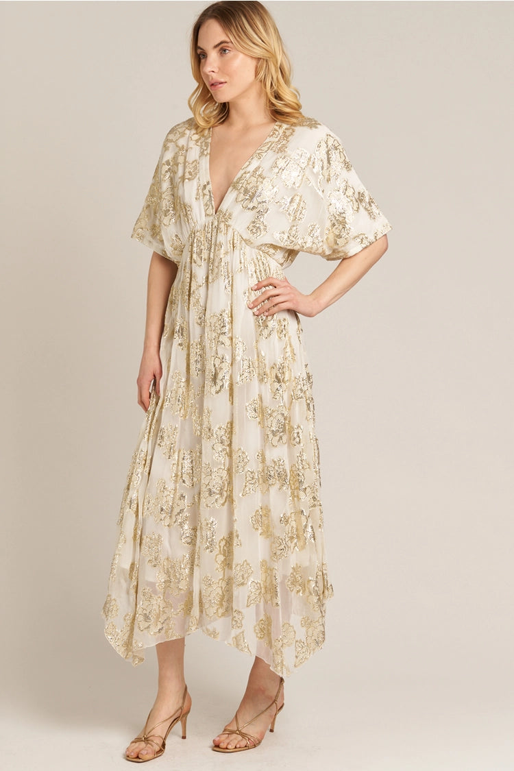 Elegant Gold Detail Dress for Women - On Sale $39.20 - Perfect for Parties, Weddings & Special Occasions