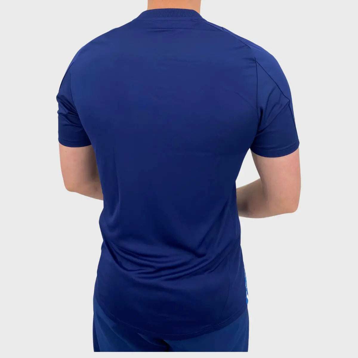Adidas France Rugby Performance T-Shirt for Men - Dark Blue Athletic Jersey - Breathable & Comfortable for Training, Matches & Casual Wear