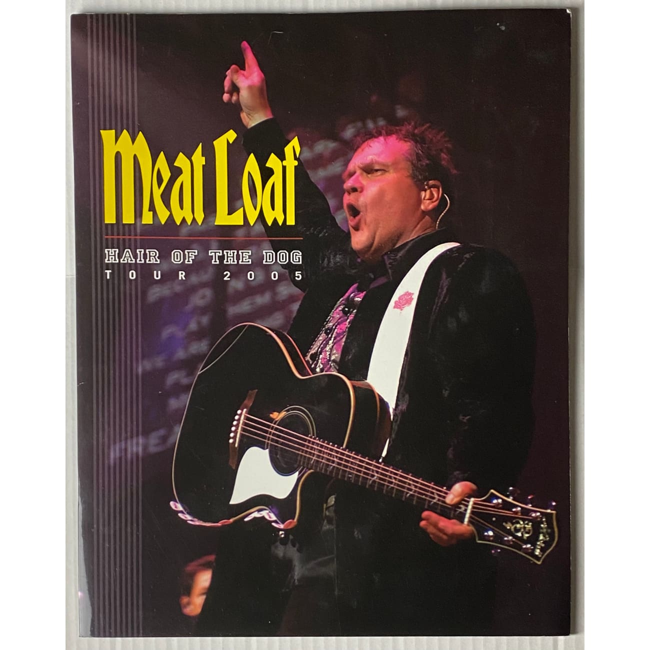 Meat Loaf 2006 Hair of the Dog Tour Official Concert Program - Vintage Collectible Memorabilia for Music Fans & Rock Enthusiasts | Perfect for Display, Gifts, and Music History Collections