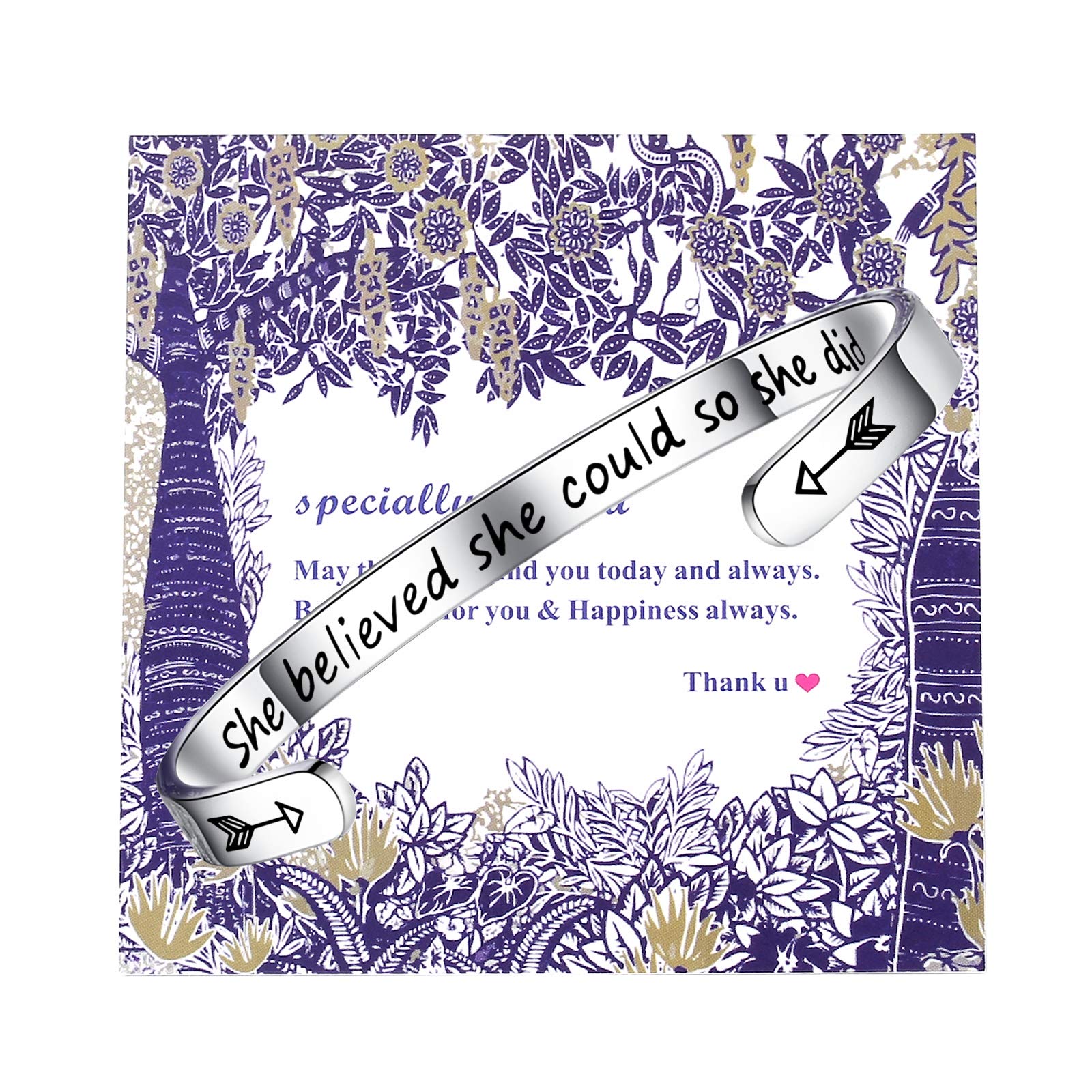 Inspirational Hidden Message Bracelet for Women - Gift for Mom, Sister, Best Friend - Perfect for Birthdays & Special Occasions