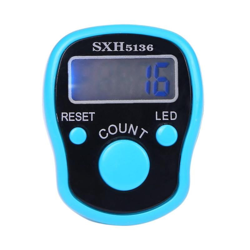 LED Finger Counter - Digital Handheld Tally Clicker for Counting People, Inventory & Events - Perfect for Crowd Control, Retail Stocktaking & Classroom Activities