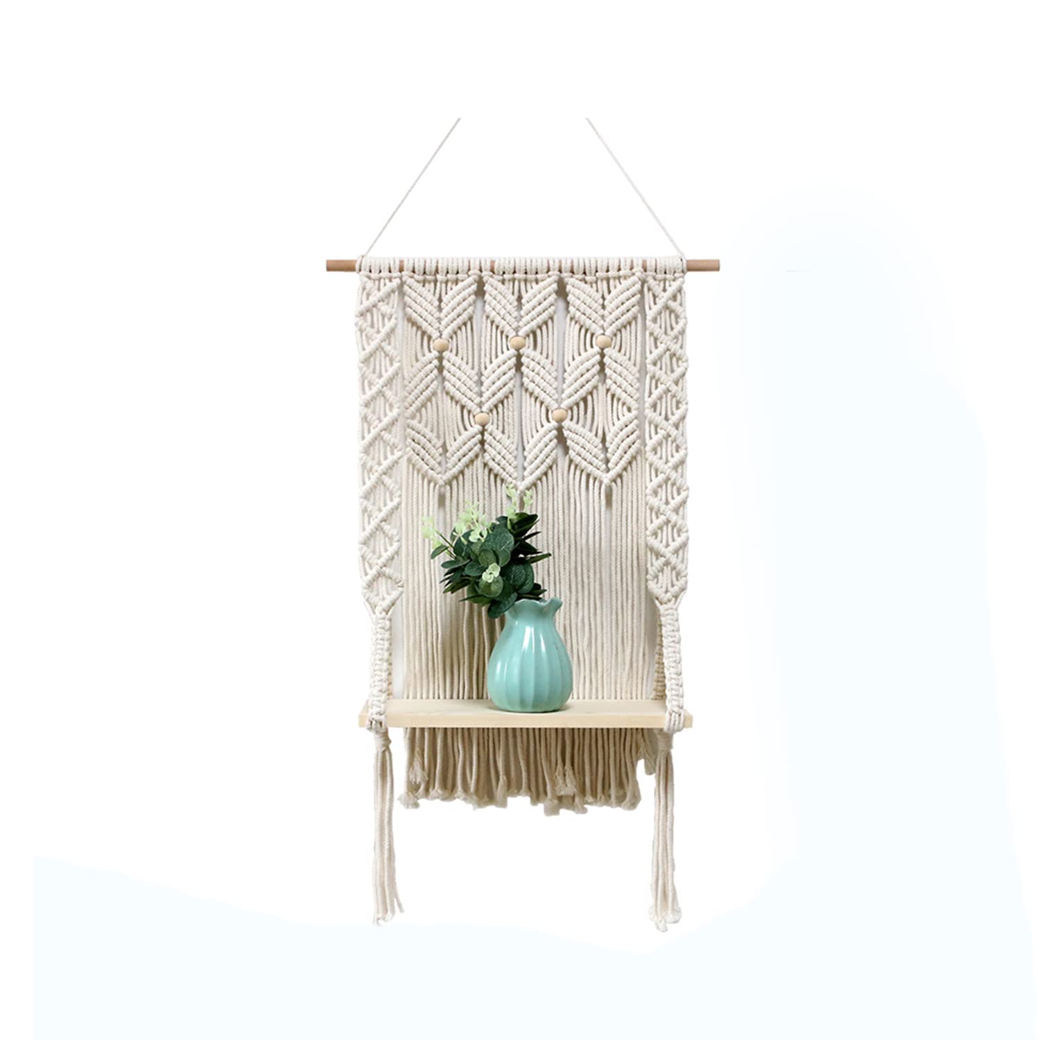 Handmade Macrame Wall Hanging - Boho Chic Woven Wall Art for Home Decor, Perfect for Bedroom, Living Room, Apartment & Nursery - Unique Boho Gift Idea for Housewarming & Wedding Presents