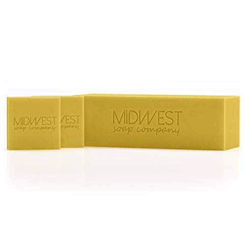 Lemon & Jasmine Scented Handmade Artisan Soap Loaf - 3 Pound Bulk Bar for Bath, Shower & Gift Giving | Natural Skin Care with Essential Oils