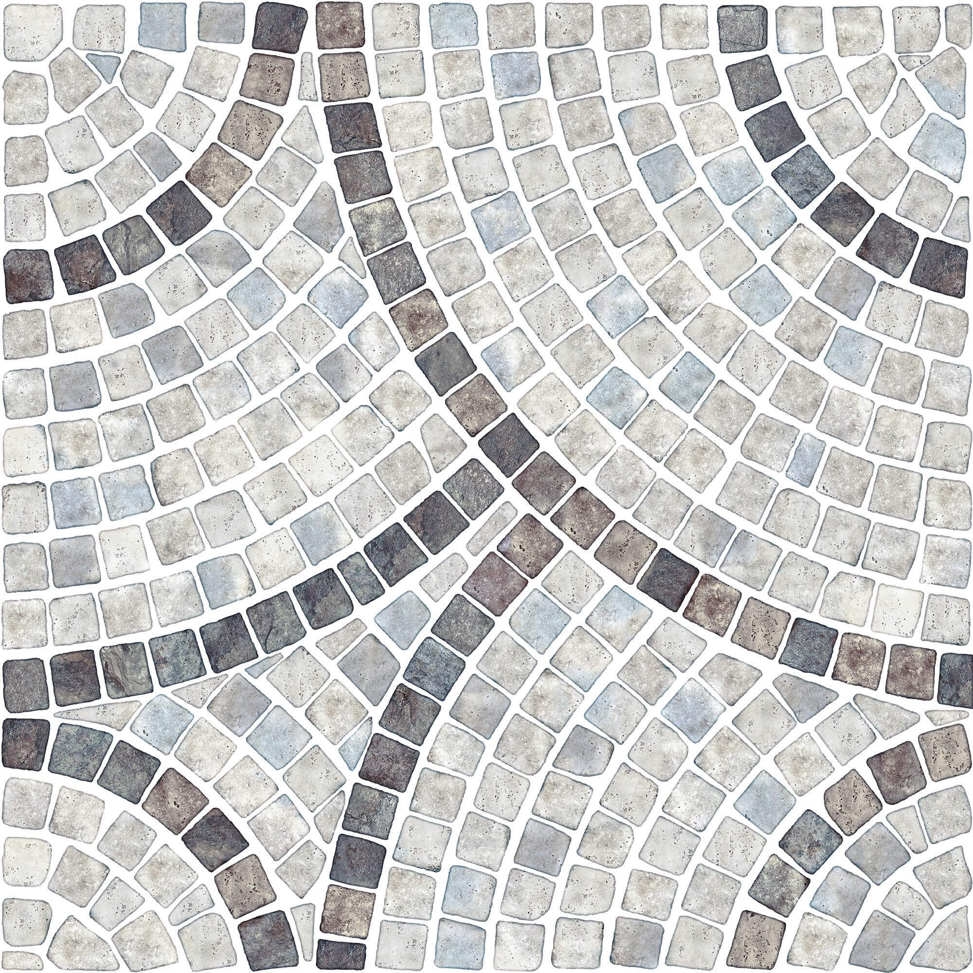 Grey Mosaic Tile Adhesive Peel and Stick Removable Wallpaper - Self-Adhesive Backsplash for Kitchen, Bathroom & Home Decor (Style 0374)