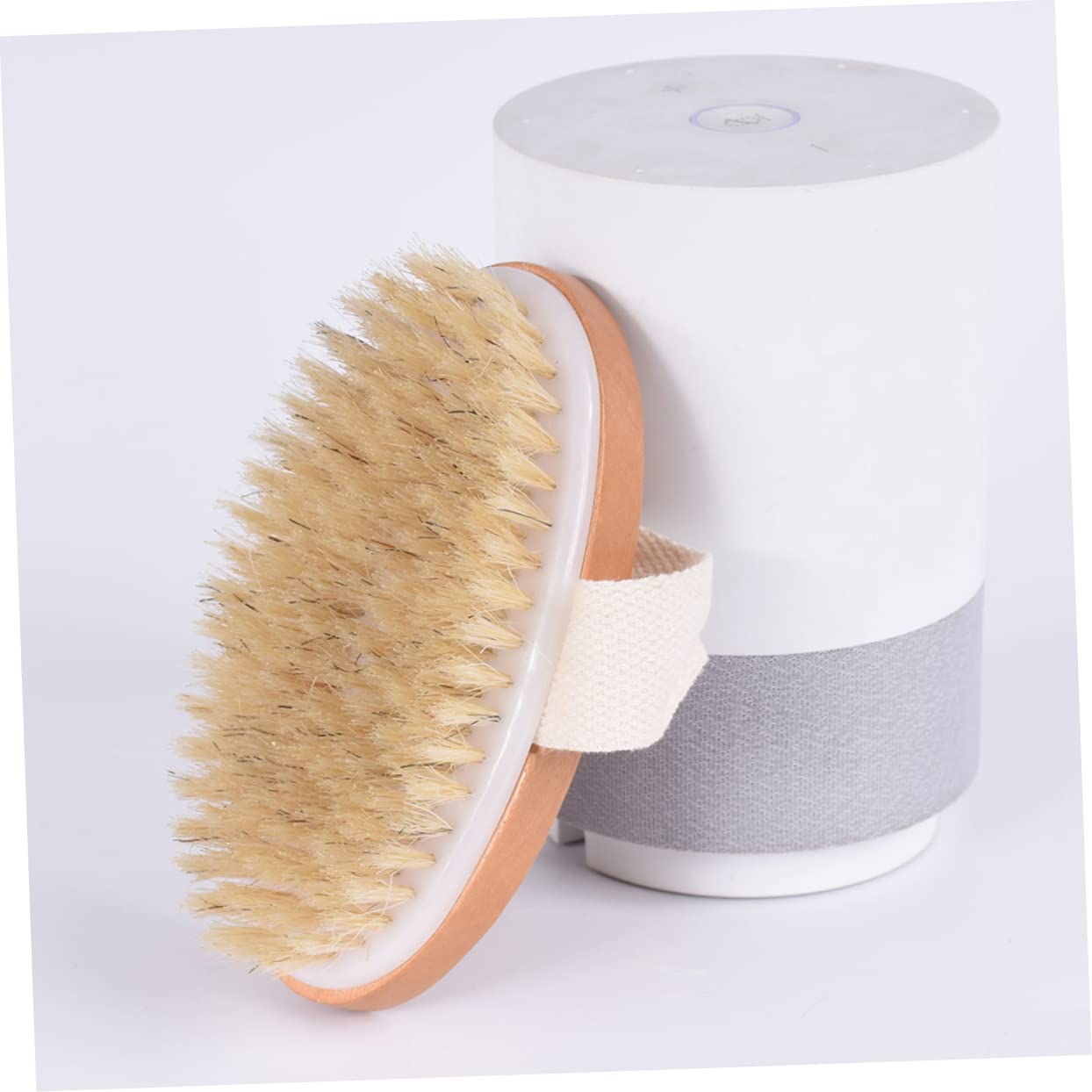 FOMIYES 2PCS Body Brush Set with Beaded Bristles - Exfoliating Bath Brush for Shower, Back Scrubbing & Massage Therapy - Perfect for Dry Brushing, Spa Days & Skin Detox