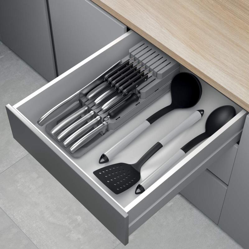 Blade Fit Adjustable Knife Organizer - Premium Knife Storage Solution for Kitchen, Office & Workshop - Perfect for Chefs, DIY Enthusiasts & Crafters