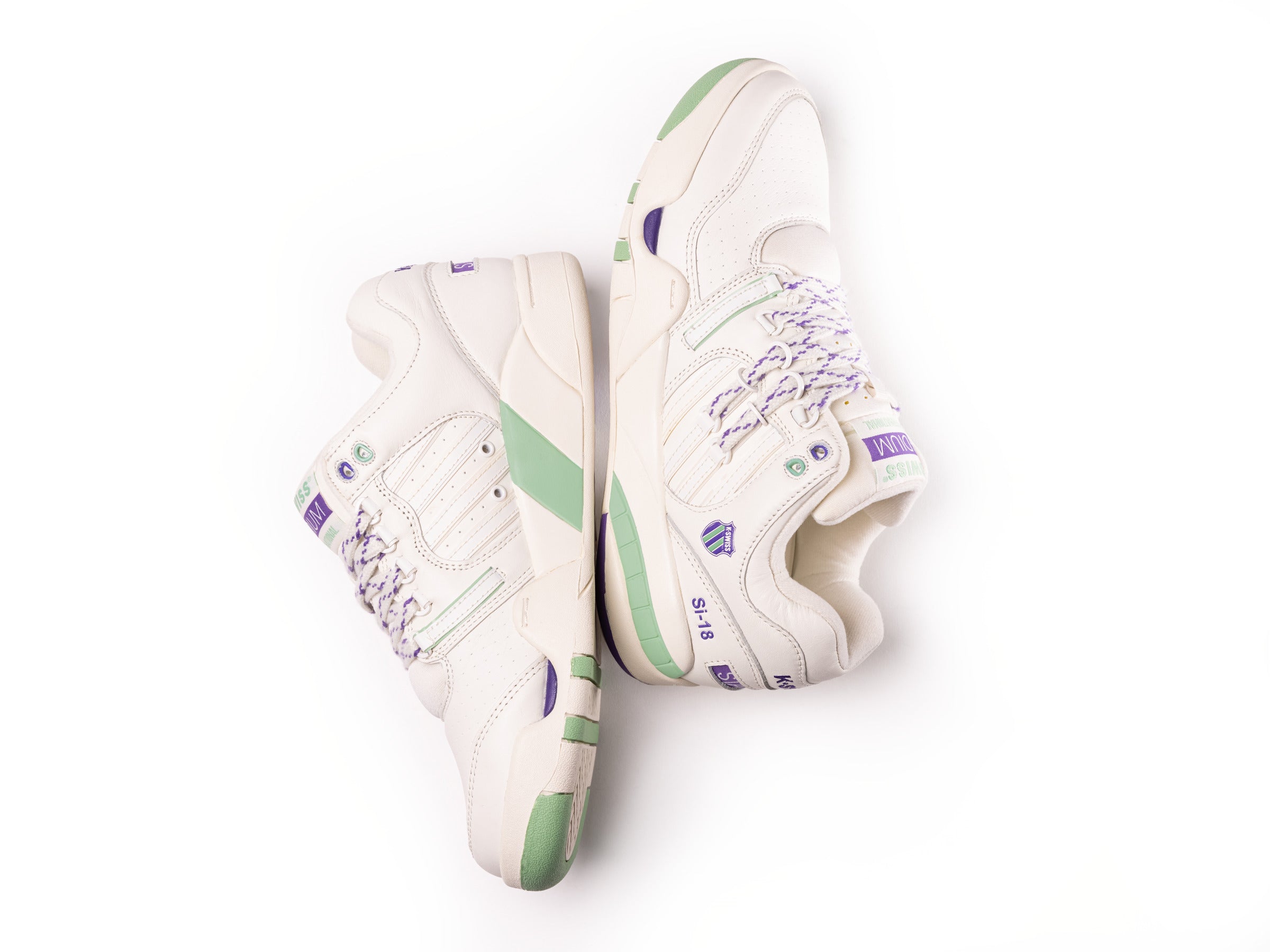 05823 150 M | SI 18 INTERNATIONAL X STADIUM GOODS | SNOW WHITE/MEADOW/PASSION FLOWER | Trendy Unisex Sneakers for Running, Walking & Casual Wear