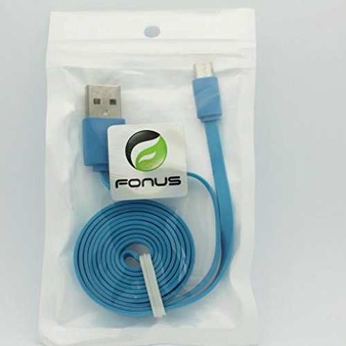 6ft USB to Micro USB Charger Cable - Fast Charging & Data Sync Cord for ASUS Google Nexus 7, ZenFone 2/3/5 Series, PadFone X Mini - Durable Nylon Braided Wire for Home, Office & Travel Charging