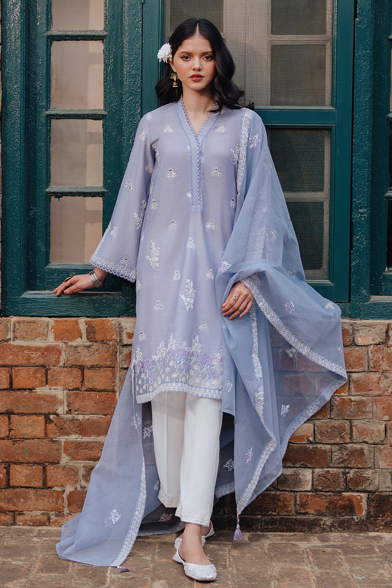 ASHLEY BLUE 2PC (SHIRT & DUPATTA) - Stylish Indian Ethnic Wear Set for Women | Perfect for Weddings, Festivals & Special Occasions
