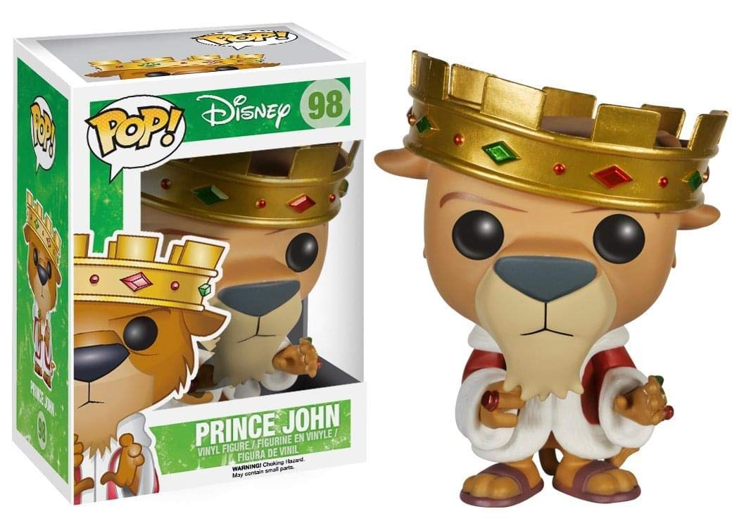 Funko POP Disney Robin Hood Prince John Collectible Action Figure - Limited Edition Vinyl Toy for Disney Fans, Movie Lovers & Collectors | Perfect for Home Decor, Office Display & Gift Giving