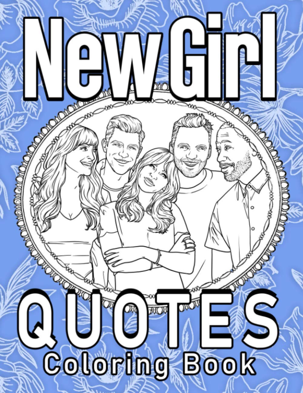 New Girl Coloring Book for Adults - Relaxing & Creative Activity, Perfect Gift for Stress Relief & Mindfulness | Ideal for Art Therapy, Meditation & Self-Care