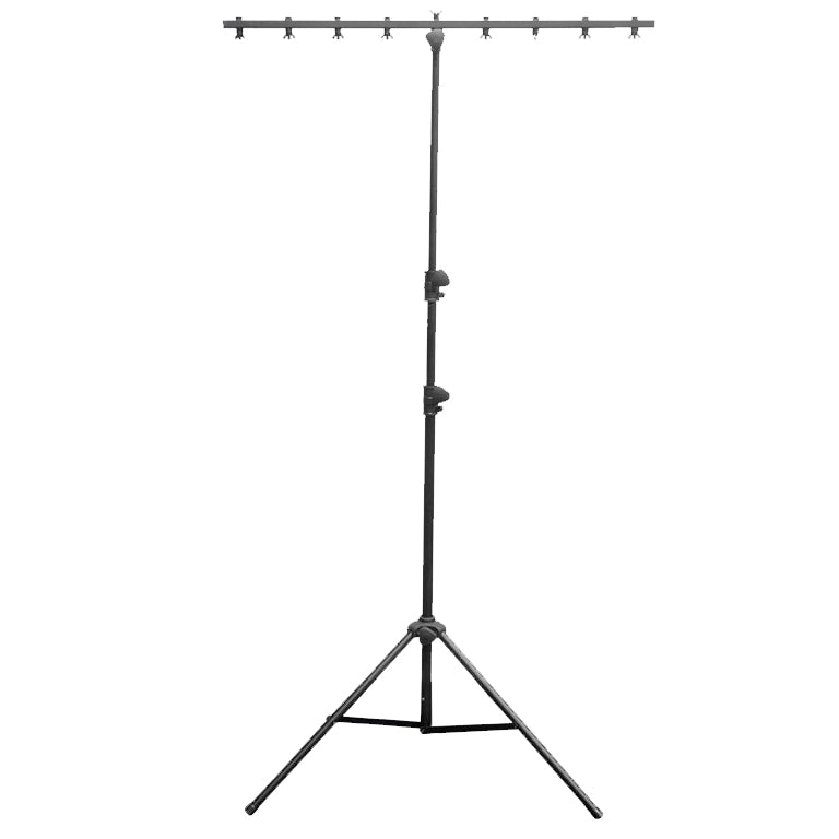 Chauvet DJ CH06 Portable Lightweight T-Bar Tripod Stand for DJ Lighting & Stage Equipment - Perfect for Live Shows, Clubs & Events