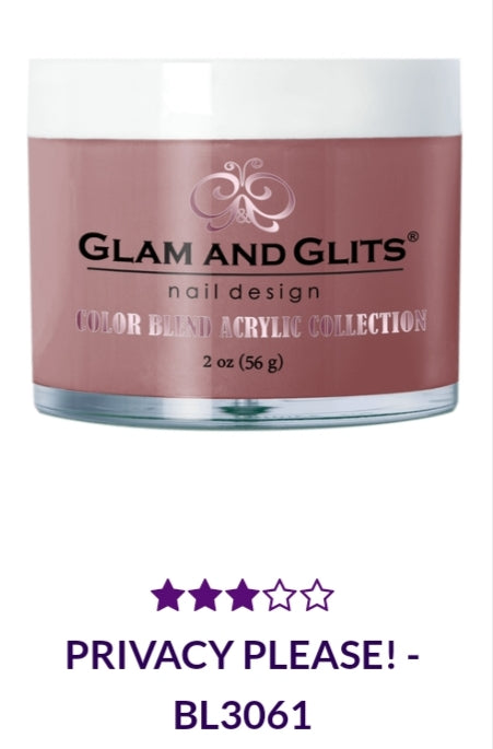 GLAM AND GLITS COLOR BLEND COLLECTION VOL.2 BL3061 - 2 oz Professional Makeup Palette for Eyeshadow & Blush - Perfect for Bridal, Party & Everyday Makeup Looks