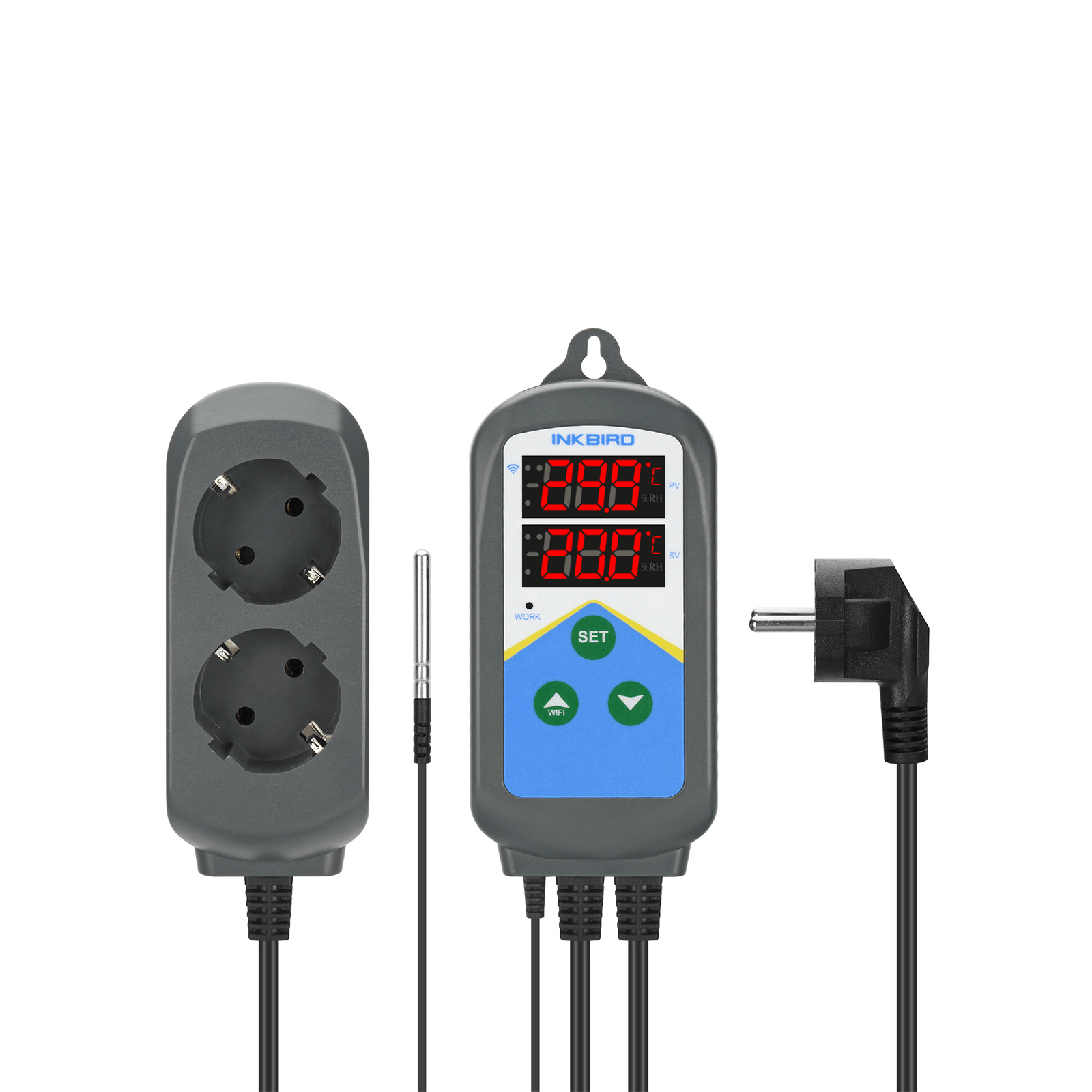 ITC 306T Digital Temperature Controller - Precise Thermostat for Home Brewing, Aquariums & Reptile Tanks | Dual Display & PID Control