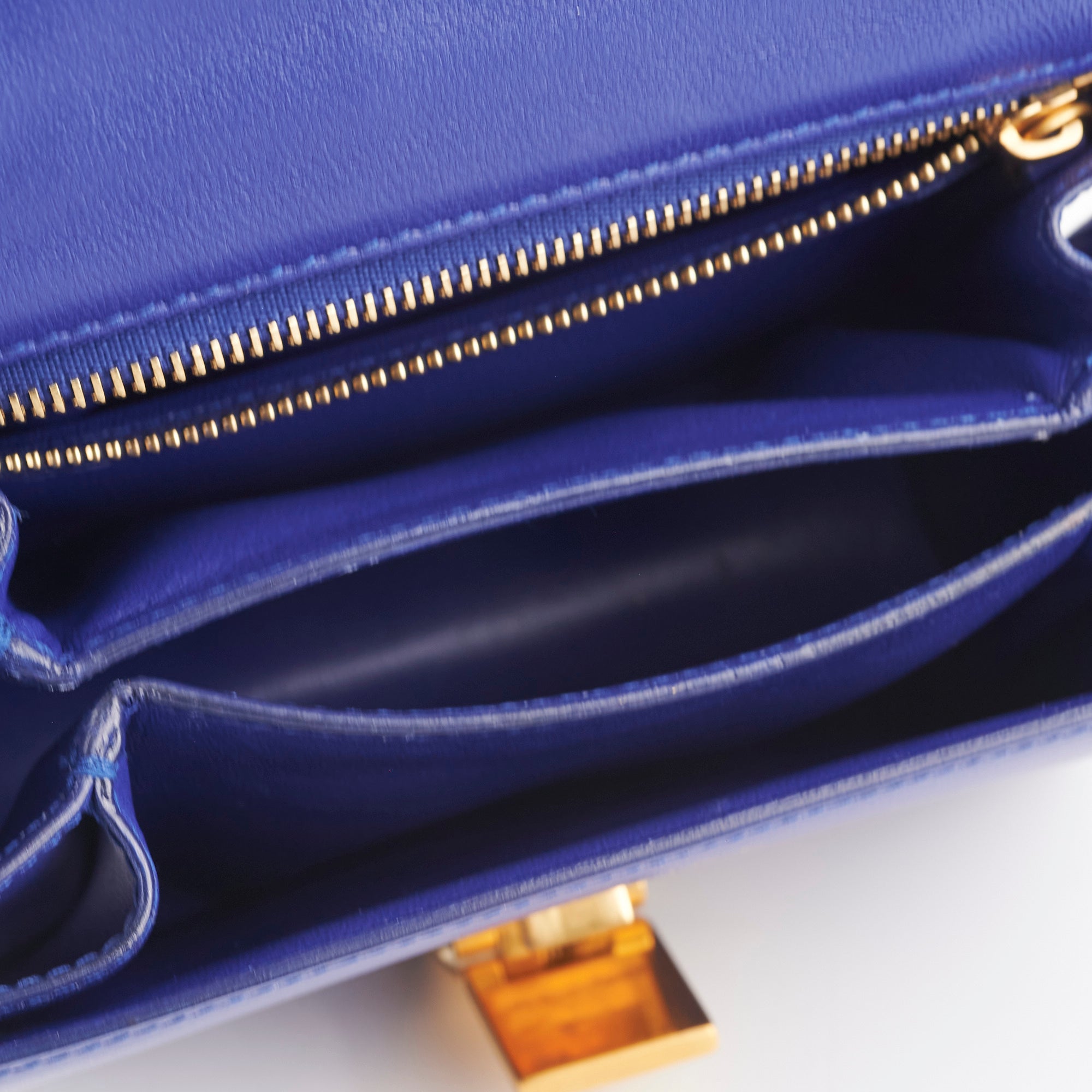 Celine Small Blue Box Crossbody Bag - Stylish Leather Shoulder Bag for Women | Perfect for Date Night, Travel & Everyday Use