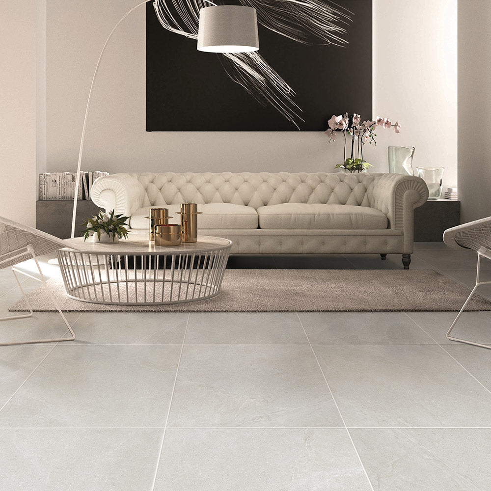 Premium 600x600x20mm White Outdoor Porcelain Paver Tiles - Marble Look Finish for Patio, Garden & Poolside Decoration - Weatherproof & Slip-Resistant