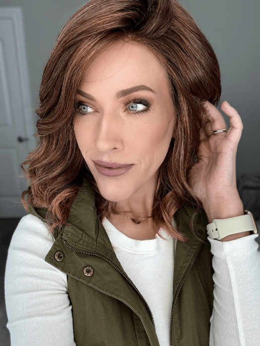 Avalon Synthetic Lace Front Wig - Natural Looking Human Hair Wig for Women | Perfect for Cosplay, Daily Wear & Special Occasions