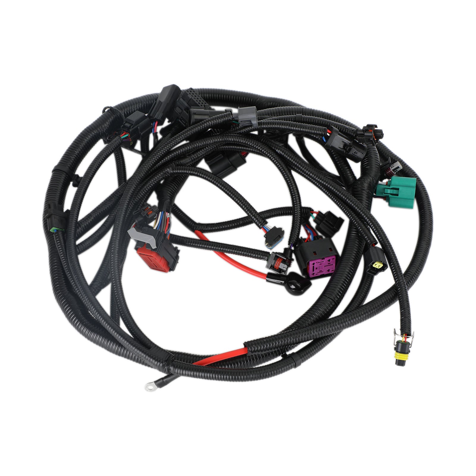 03-04 Ford F250 F350 F450 F550 Super Duty Engine Wiring Harness 3C3Z12B637BA - Replacement Electrical Connector for Truck Repair & Maintenance