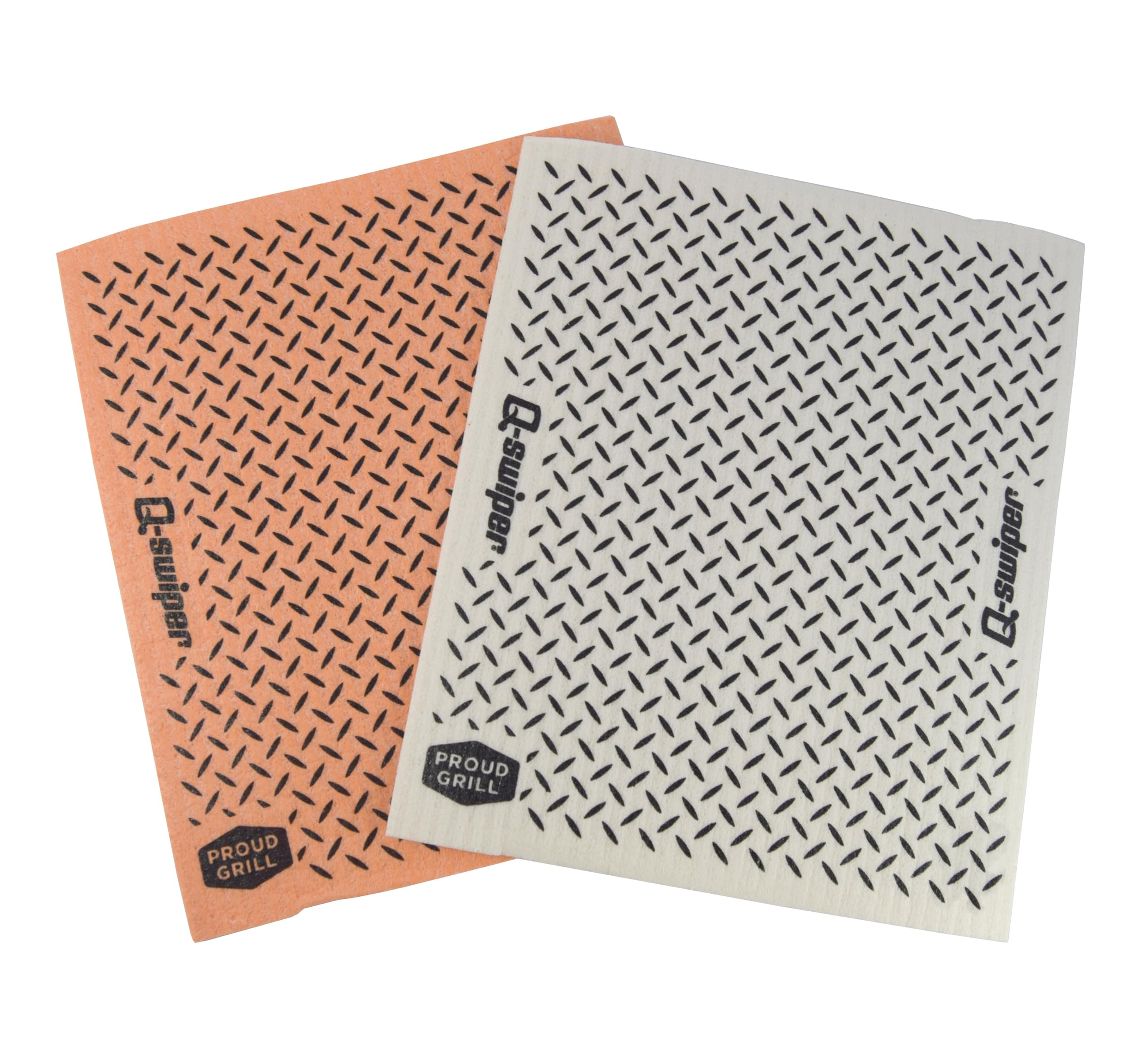 Eco-Friendly Reusable Grill Cleaning Cloth 2 Pack - Durable & Absorbent for BBQ Grill Surfaces - Just Wet to Clean - Perfect for Outdoor Cooking, Camping & Backyard Parties
