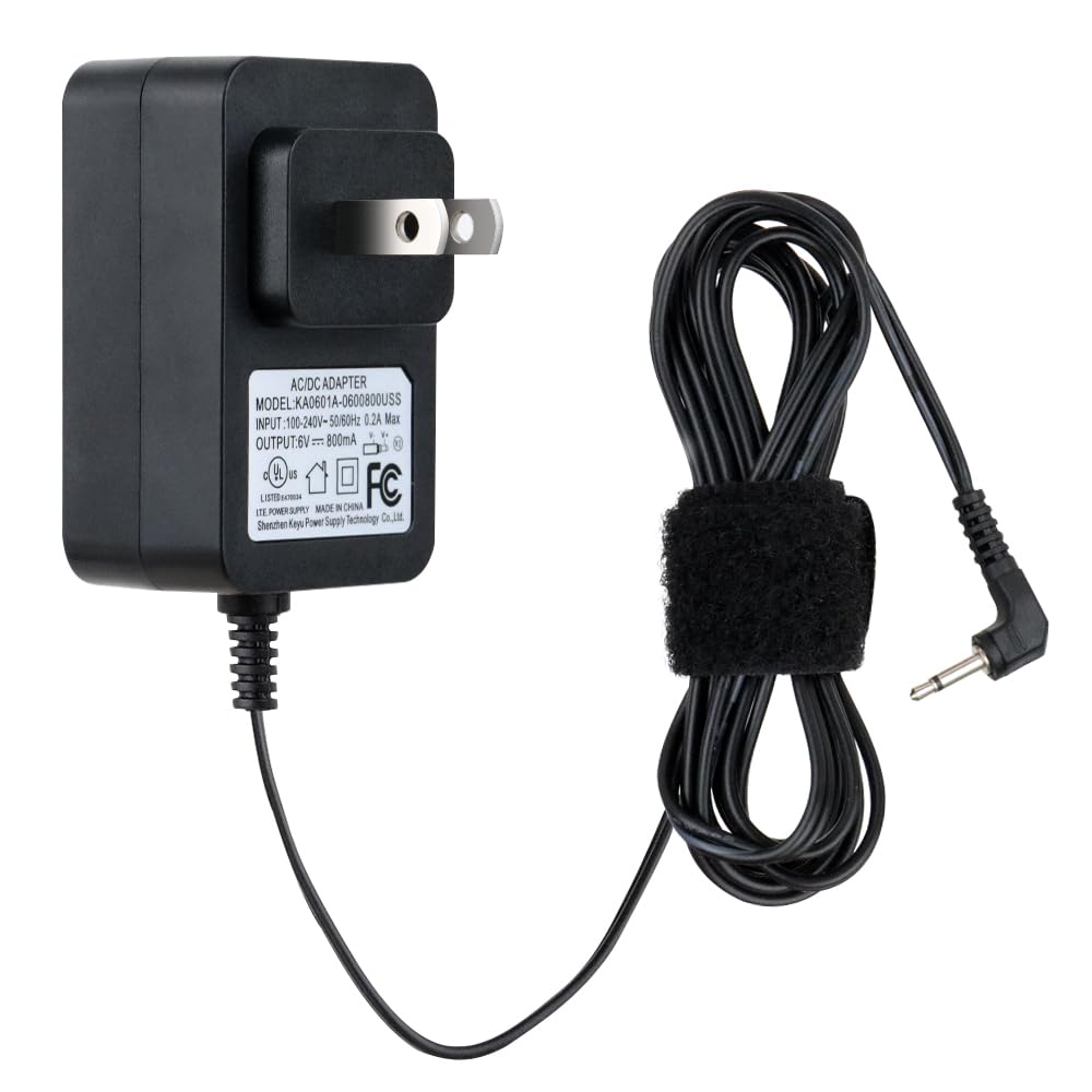 6V DC Power Adapter for Mr. Heater Big Buddy MH18B F274800 F276127 F274830 F274865 - 6.23FT Cord Electric Charger Replacement - Perfect for Indoor/Outdoor Heating in Garages, Camping & Emergency Preparedness