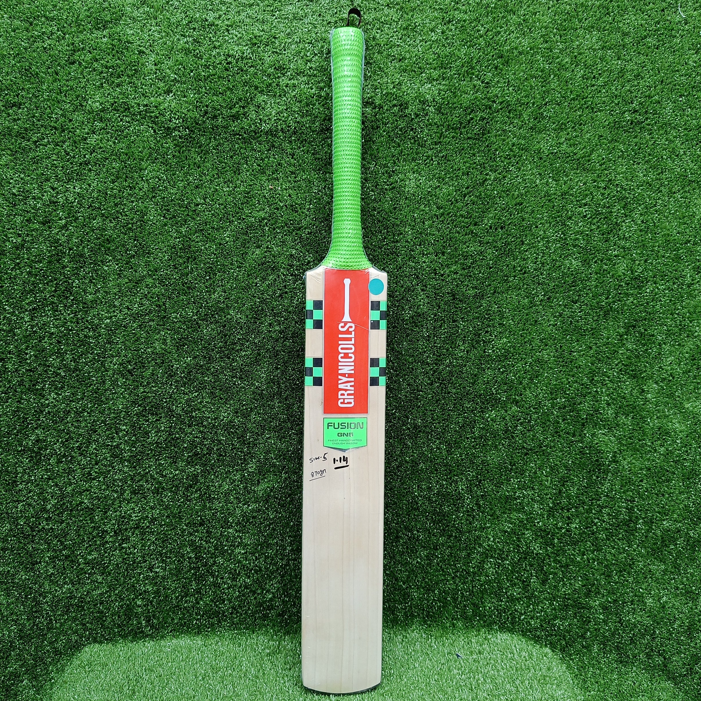 Gray Nicolls 5 Fusion Junior/Youth English Willow Cricket Bat - Perfect for Young Cricket Players & Training Sessions